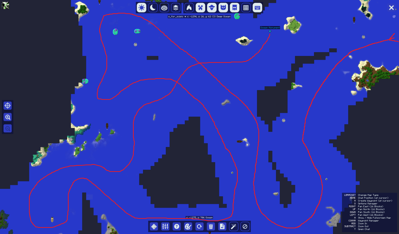 コレクション ocean monument map 297177How to get an ocean monument map