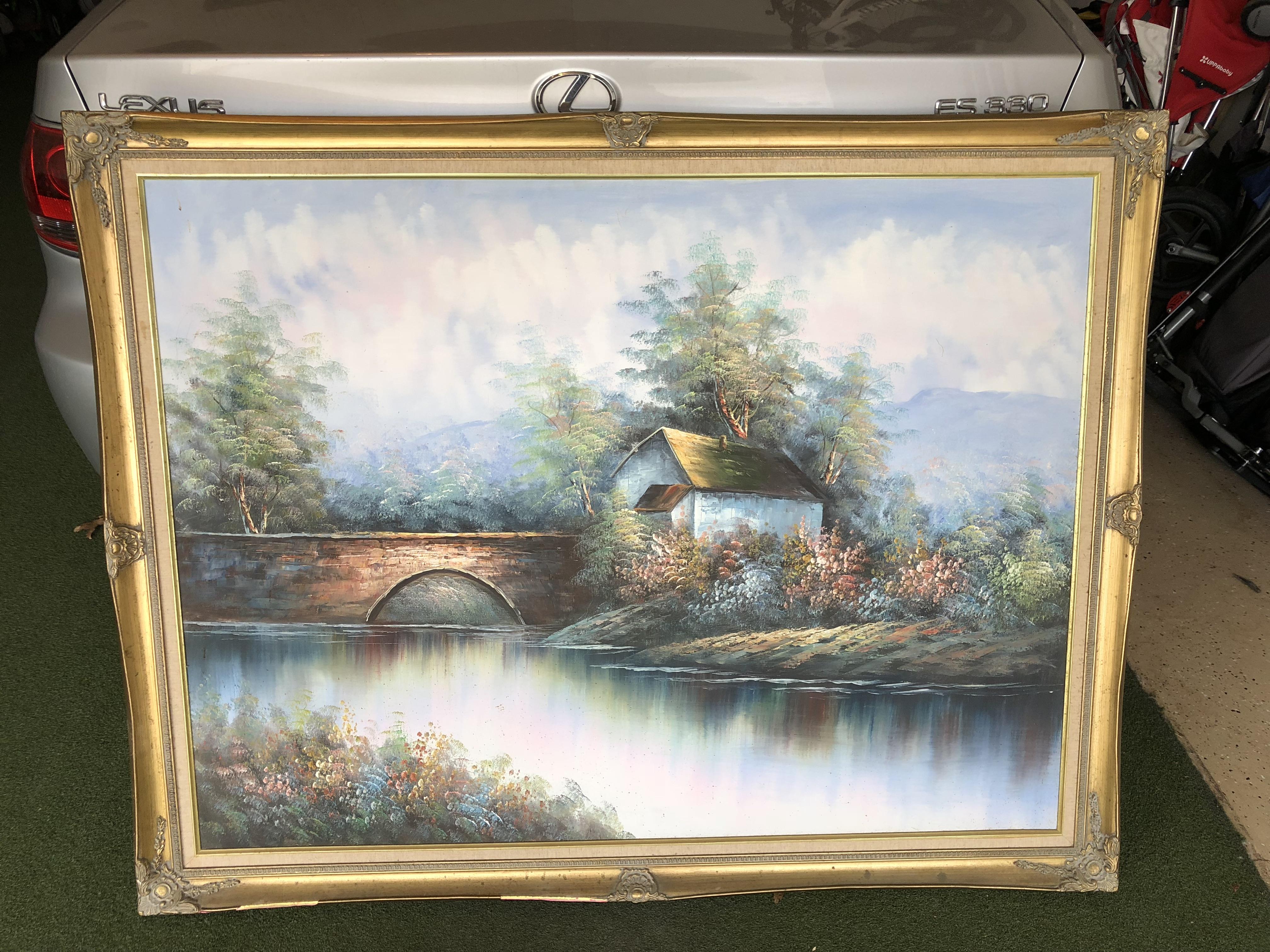 Oil Painting I purchased at a ReStore. No signature, but maybe matches