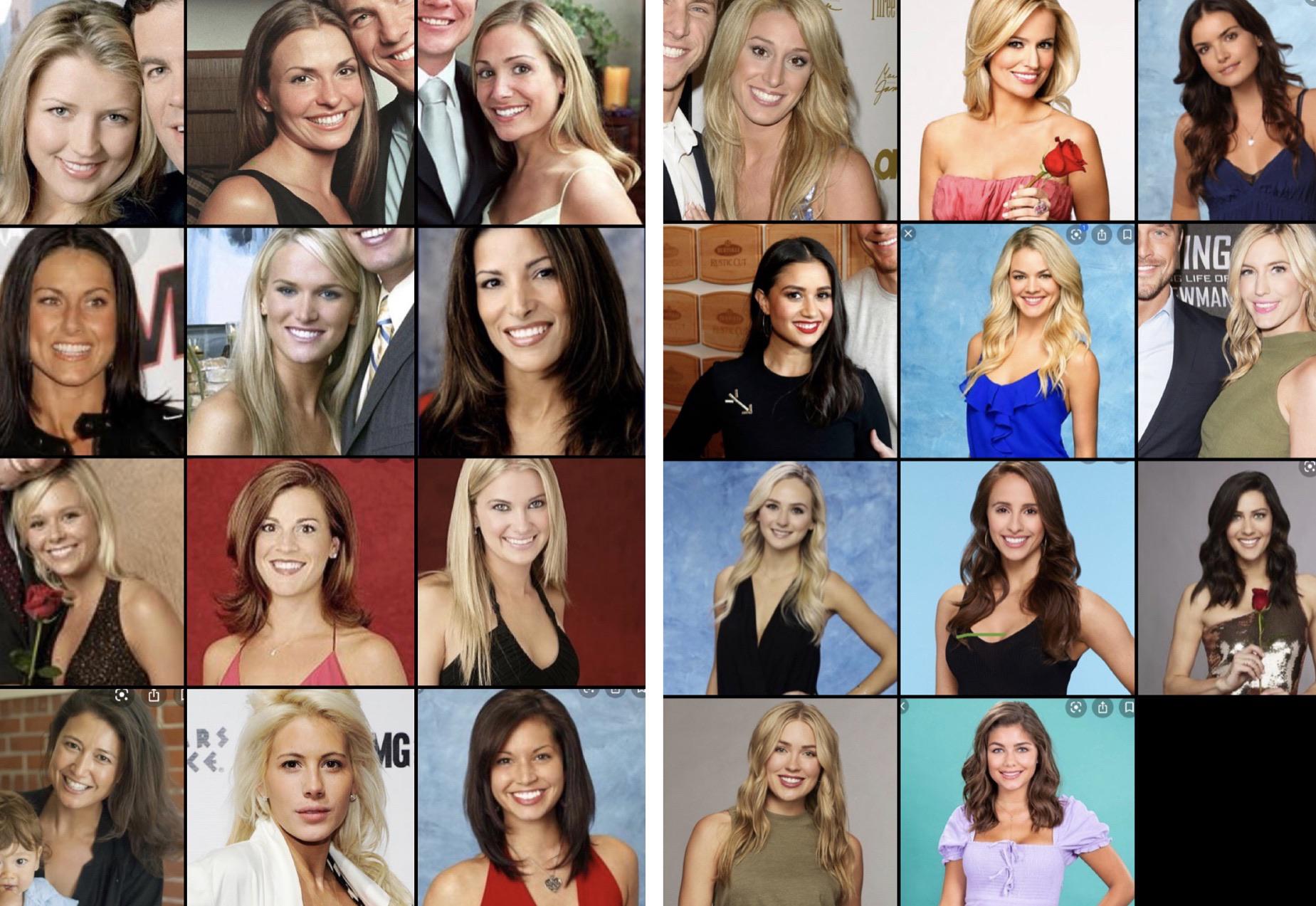 A collage of every single Bachelor winner in the show’s history r
