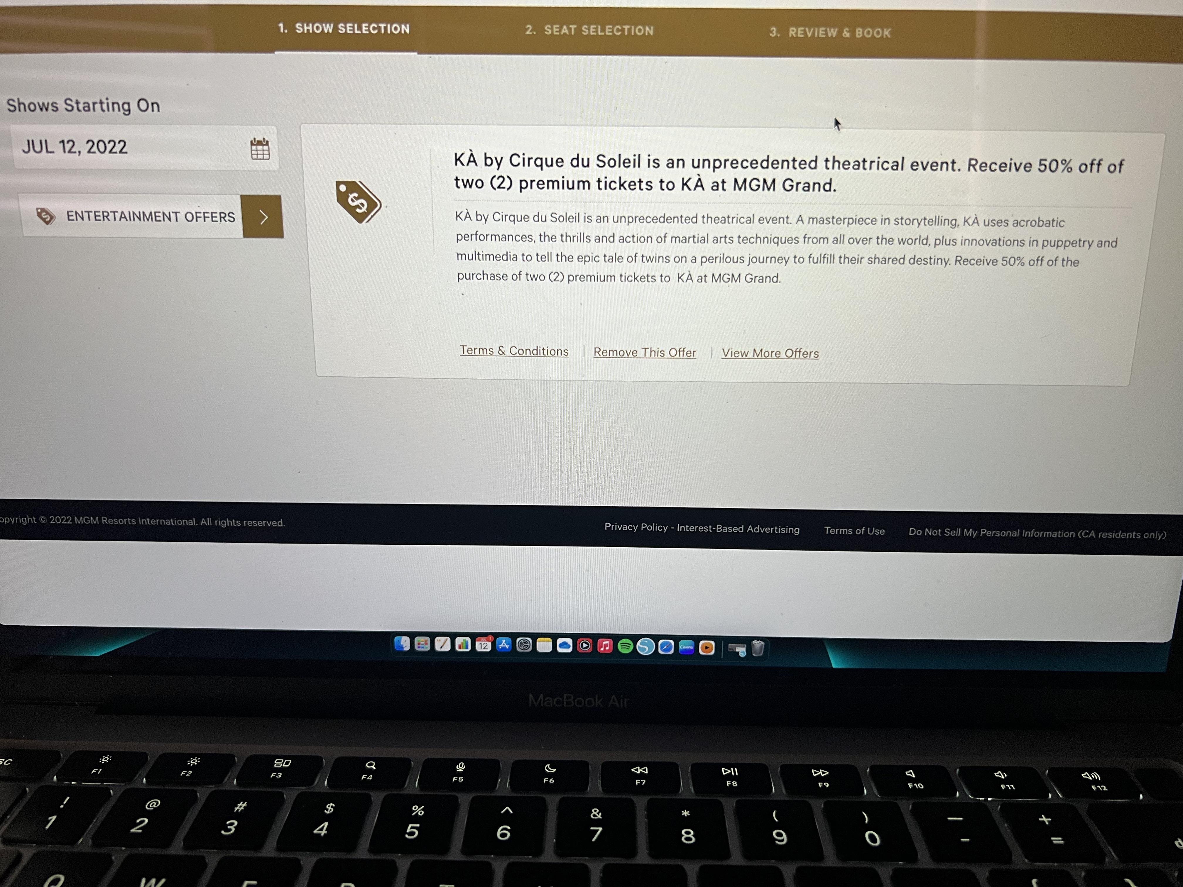 I got the KA BOGO offer & when I click to redeem, nothing shows. Does