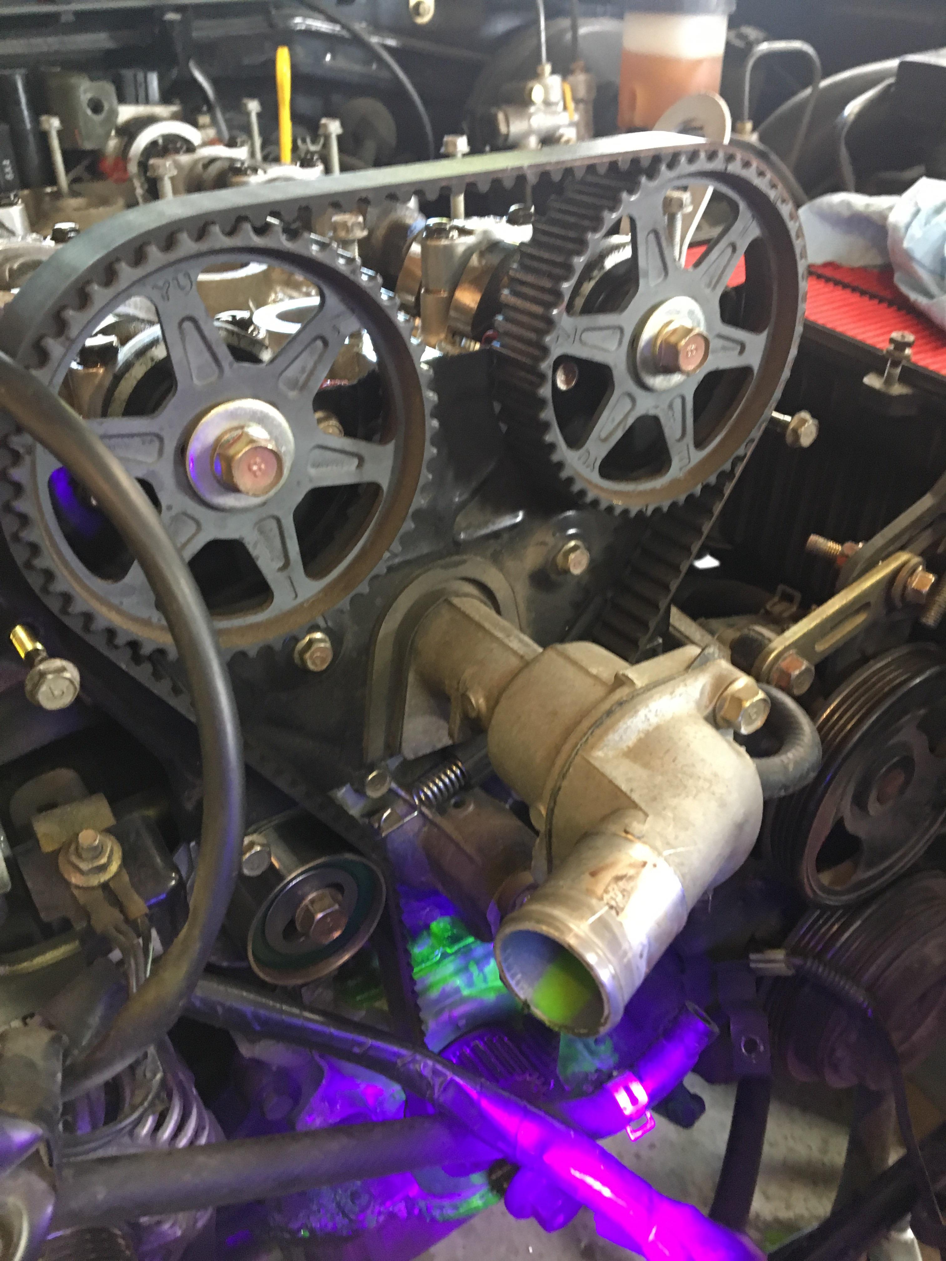 Always do your water pump when you do your timing belt r/Miata