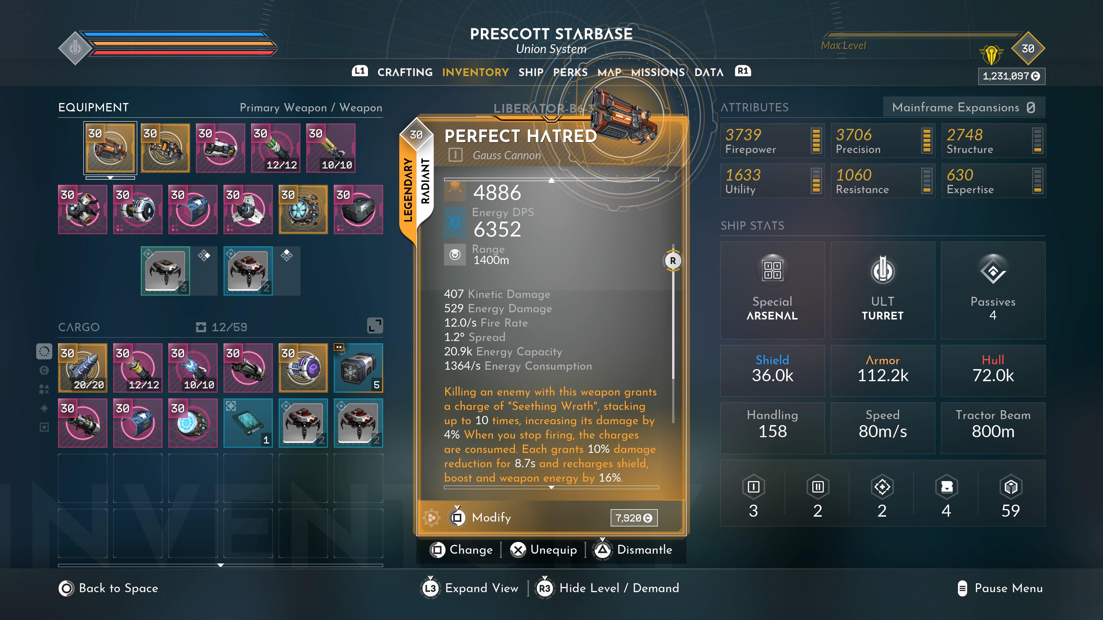 Bug Perfect Hatred perk doesnt work if you jump into a region/rift/HRA