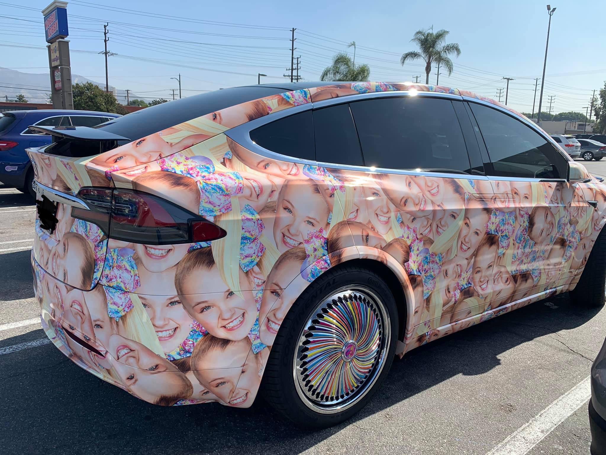Tesla Model Jojo Siwa Car Jojo Siwa 16th Birthday Includes New Tesla