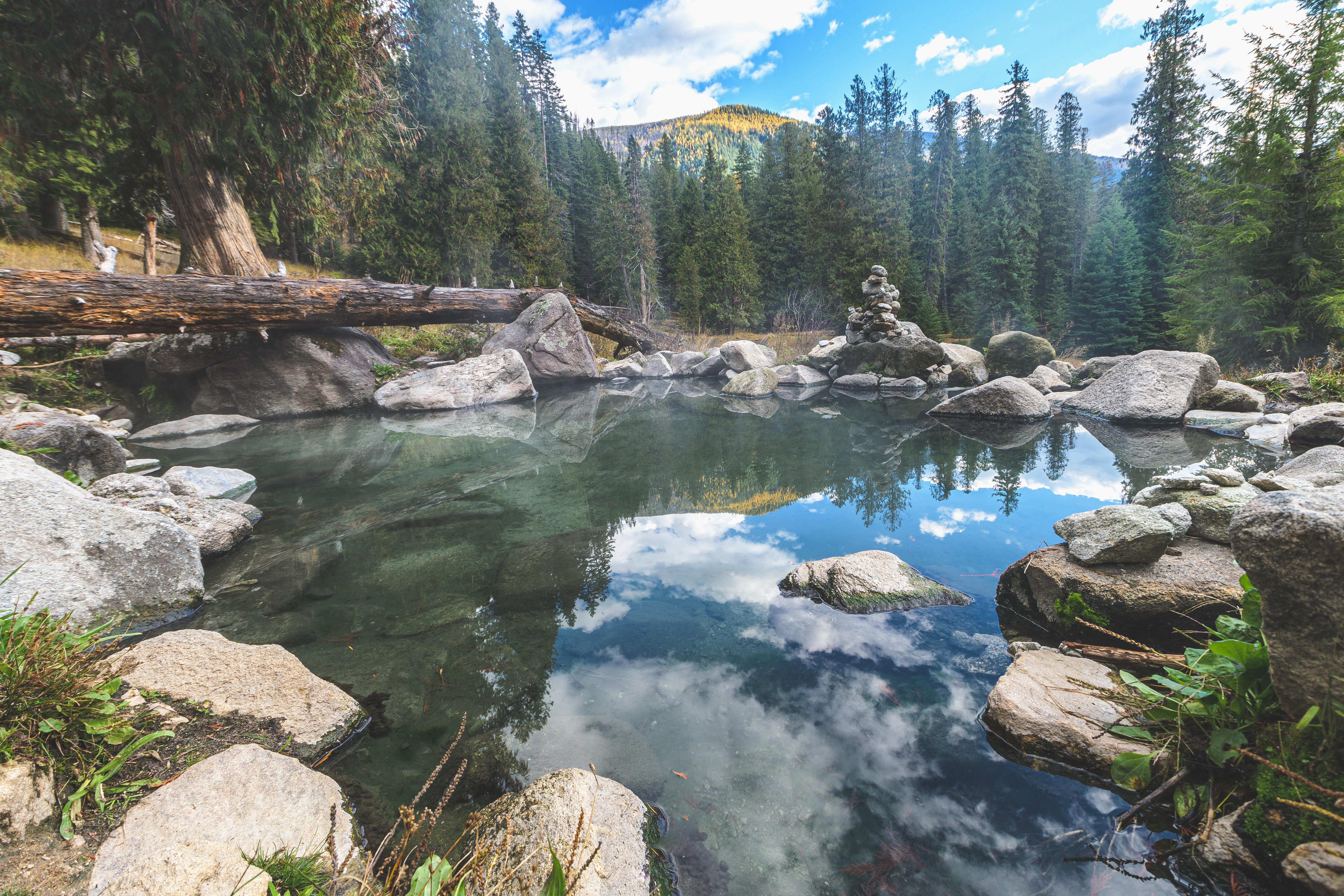 Solitude at Jerry Johnson Hot Springs, Idaho hiking