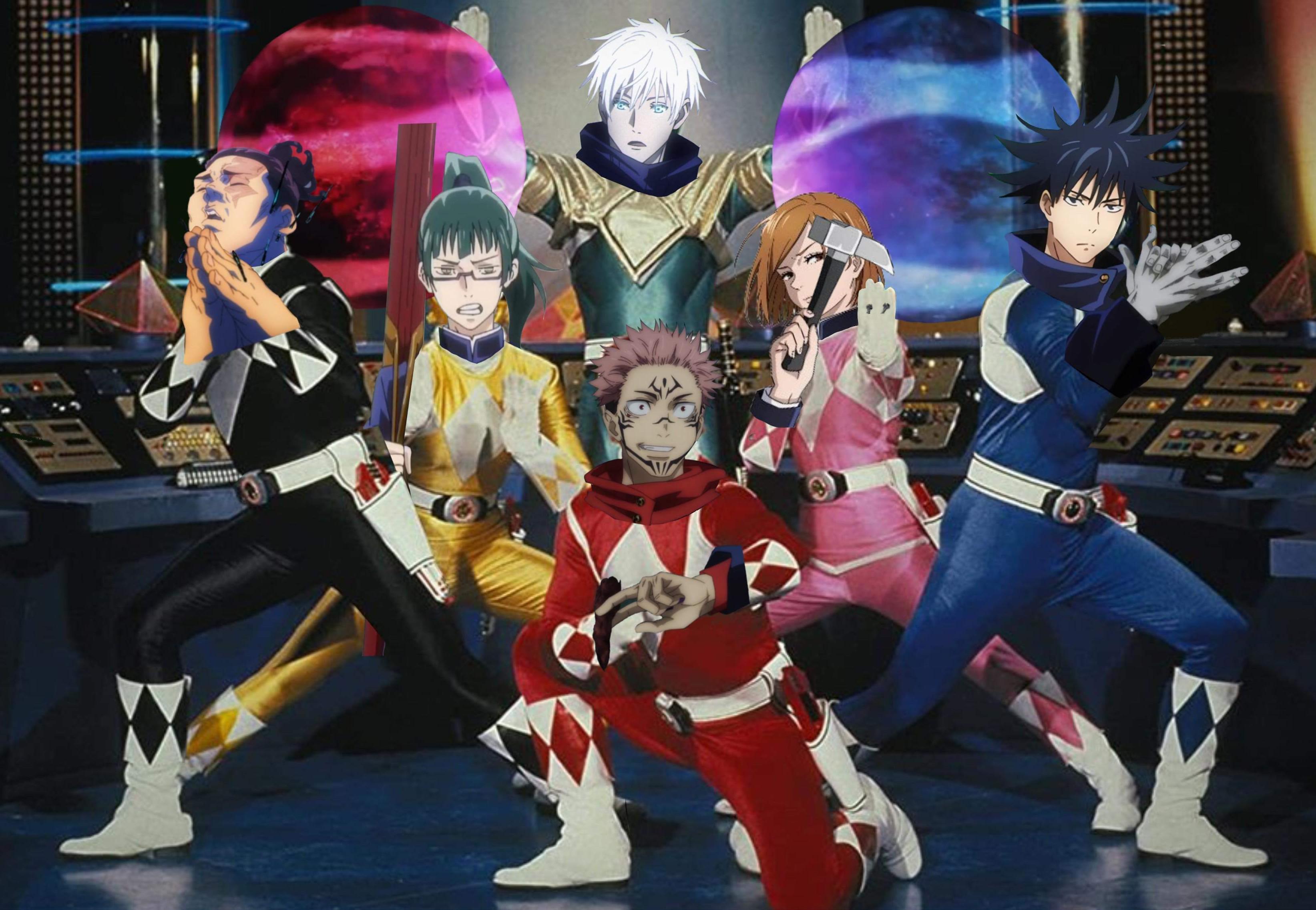 Happy Jujutsu Kaisen Friday from the Jujutsu Rangers! (OC) JuJutsuKaisen