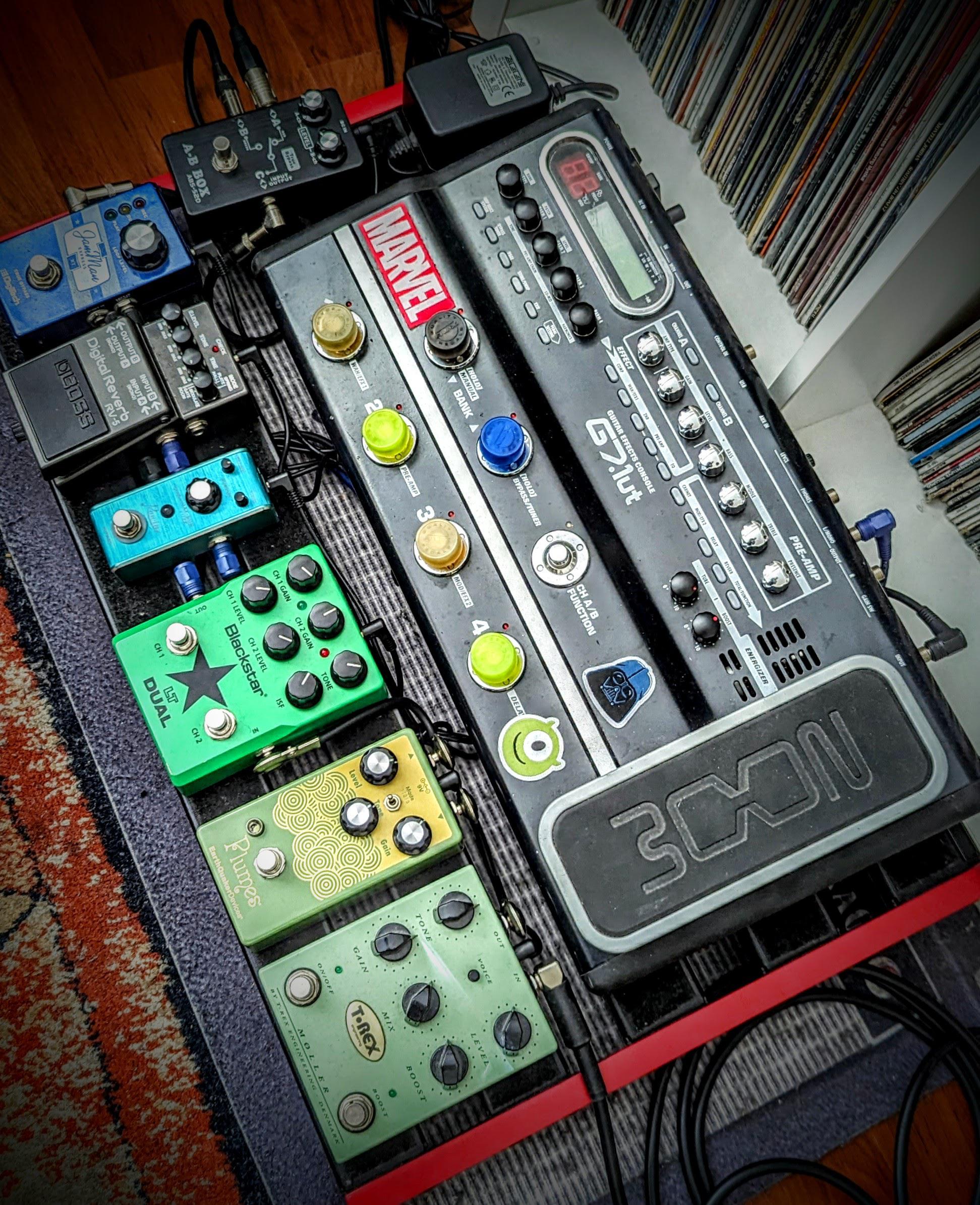 I thought I needed a pedal switcher but my trusty old Zoom G7 can be