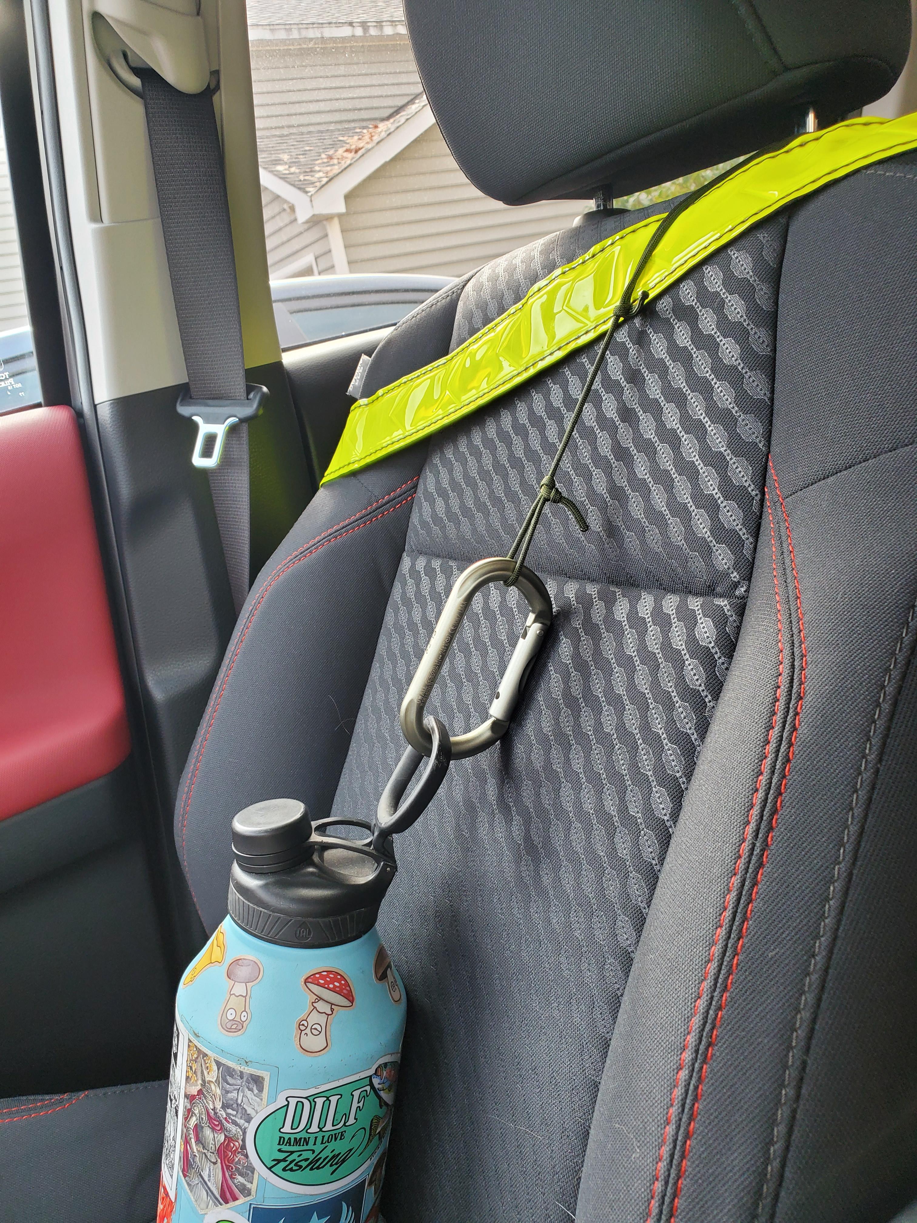 No cup holder big enough? Jury rig something.