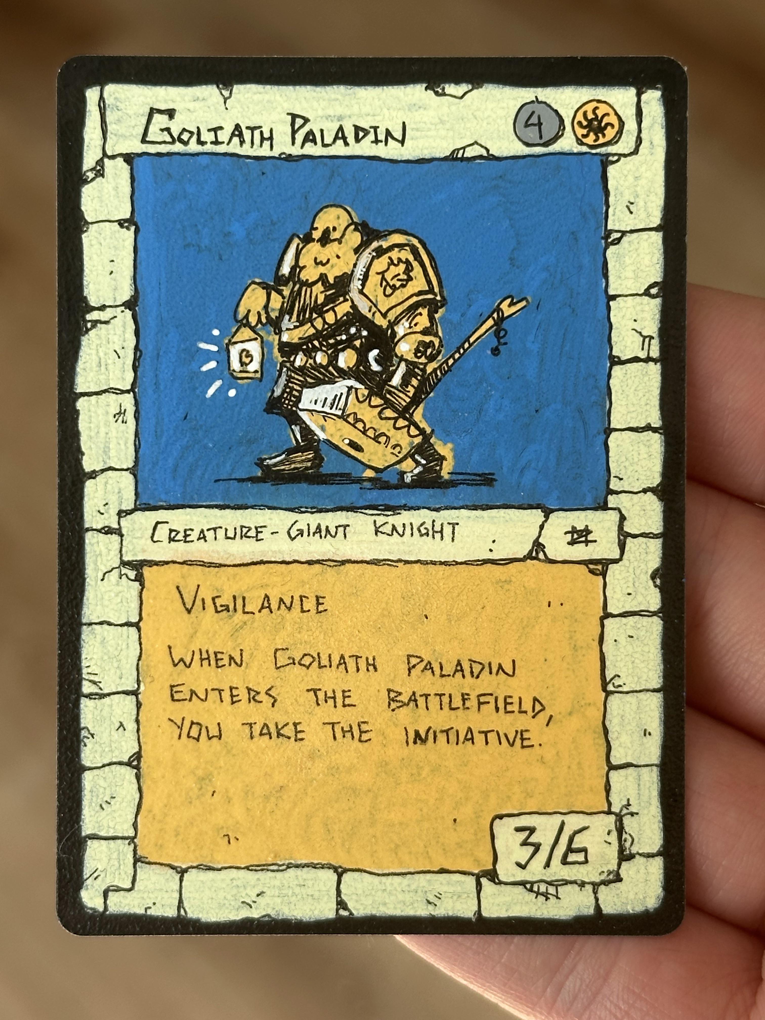 Goliath Paladin commissioned r/Pauper