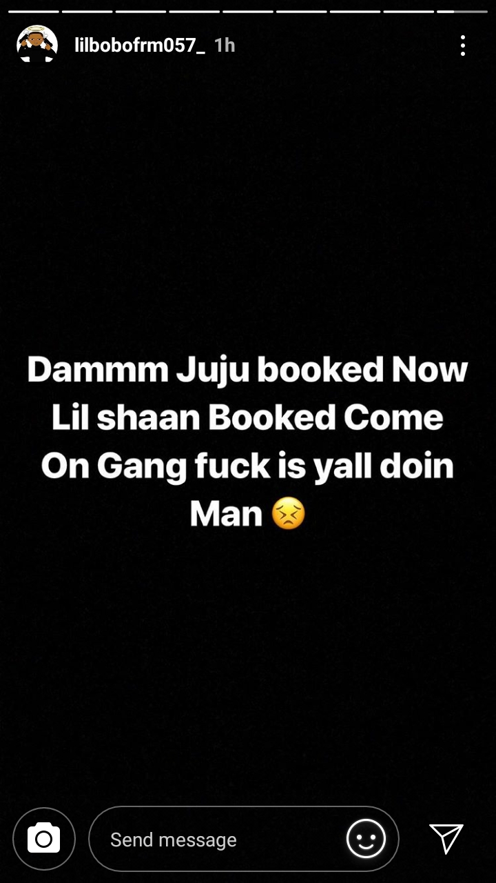 MOB Lil Shaan just got booked... Chiraqology