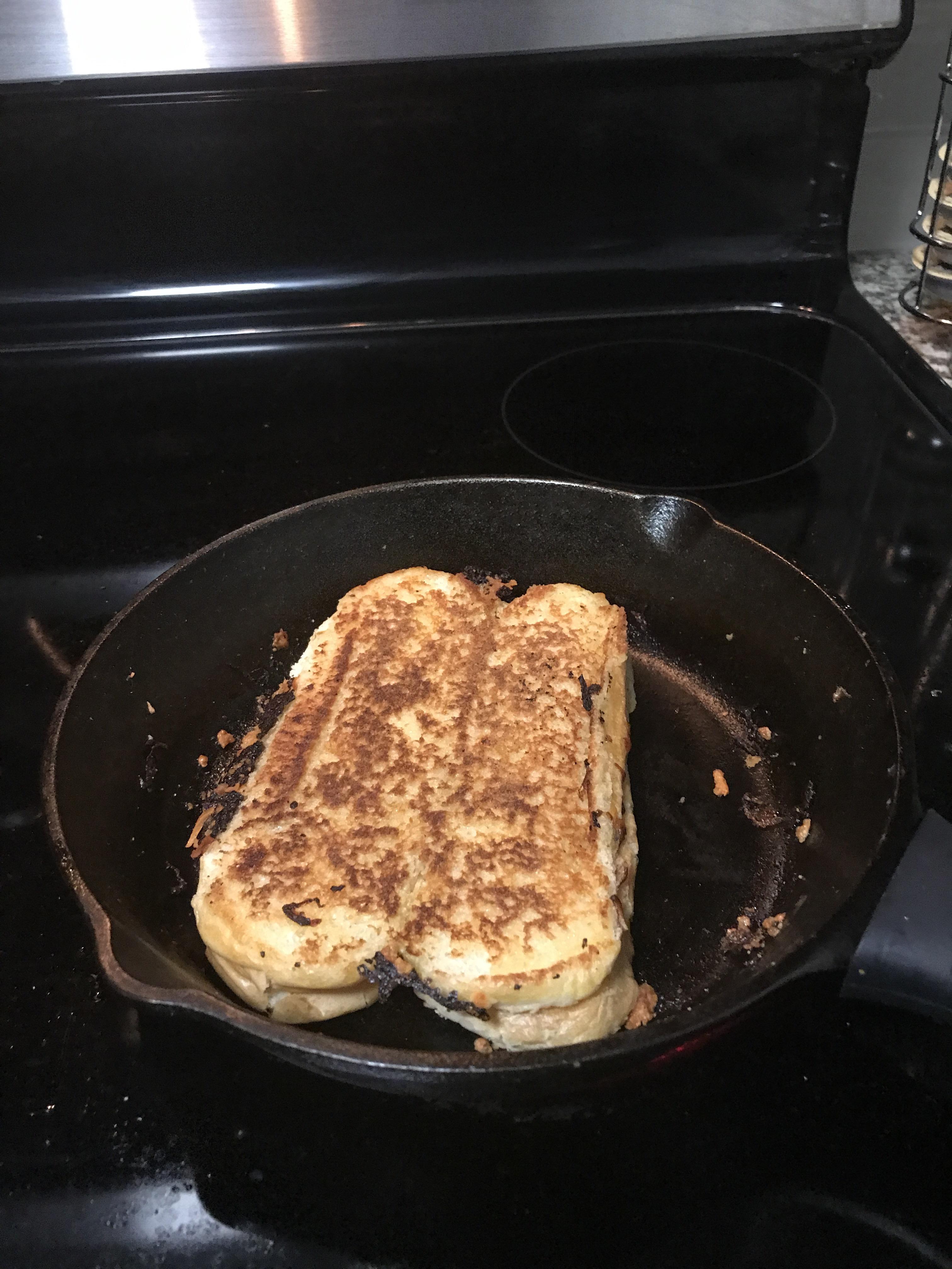 Mozzarella on hot dog buns r/grilledcheese