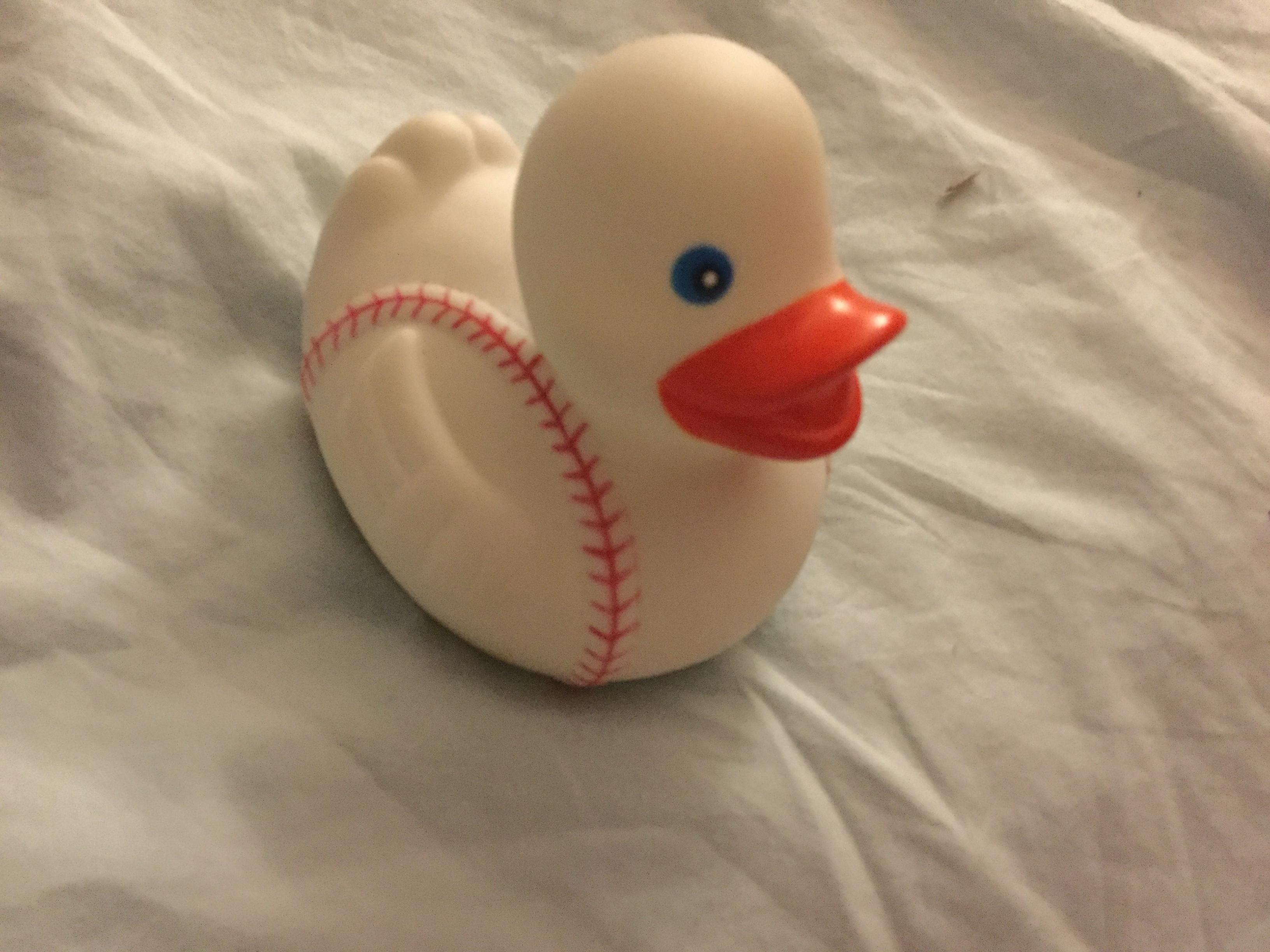 Baseball duck in honor of the cubs r/rubberducks