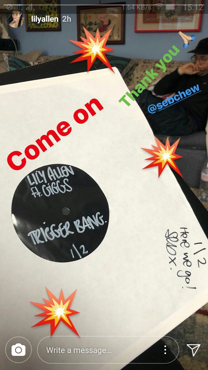 Lily Allen teases new song "Trigger Bang" r/popheads