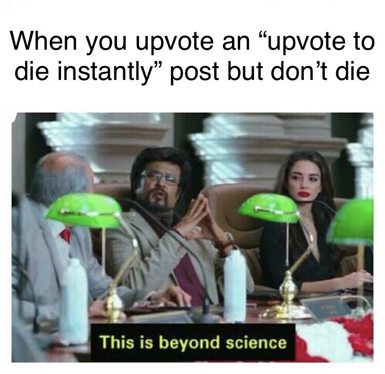 “This is beyond science” is the new “wack.” memes