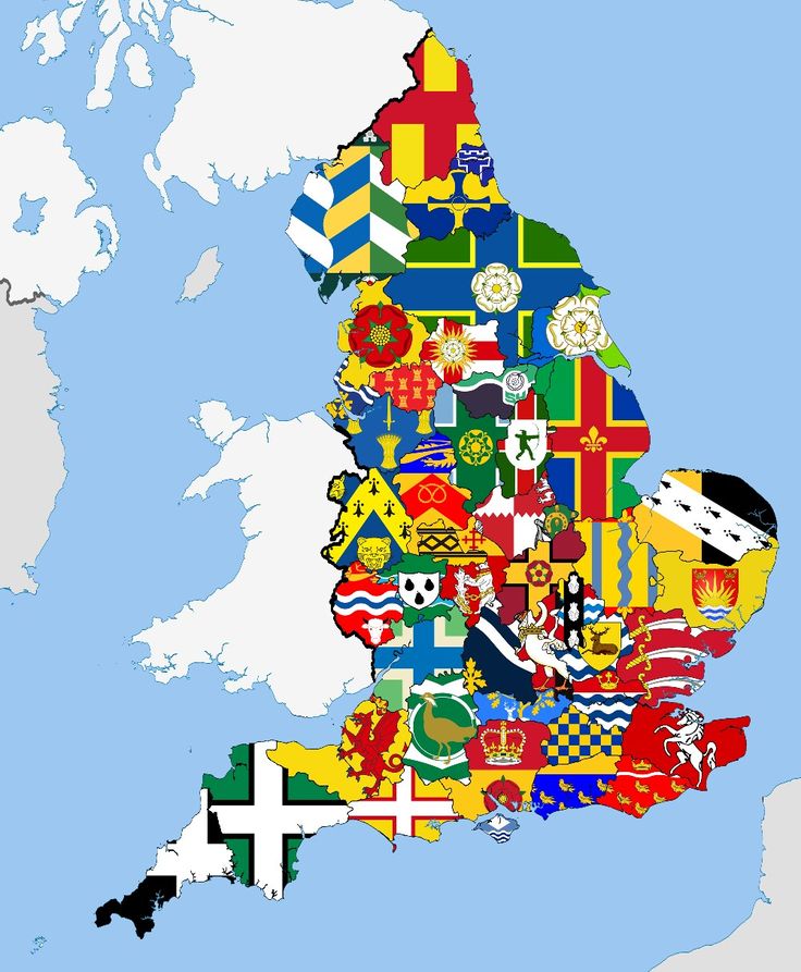 County Flags of England r/vexillology