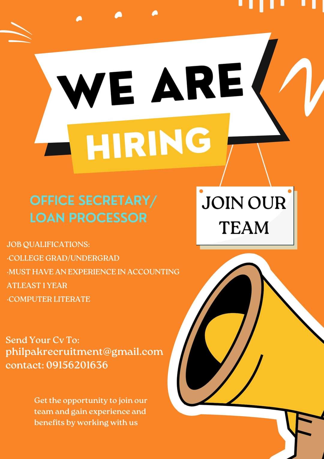 HIRING OFFICE SECRETARY r/cagayandeoro