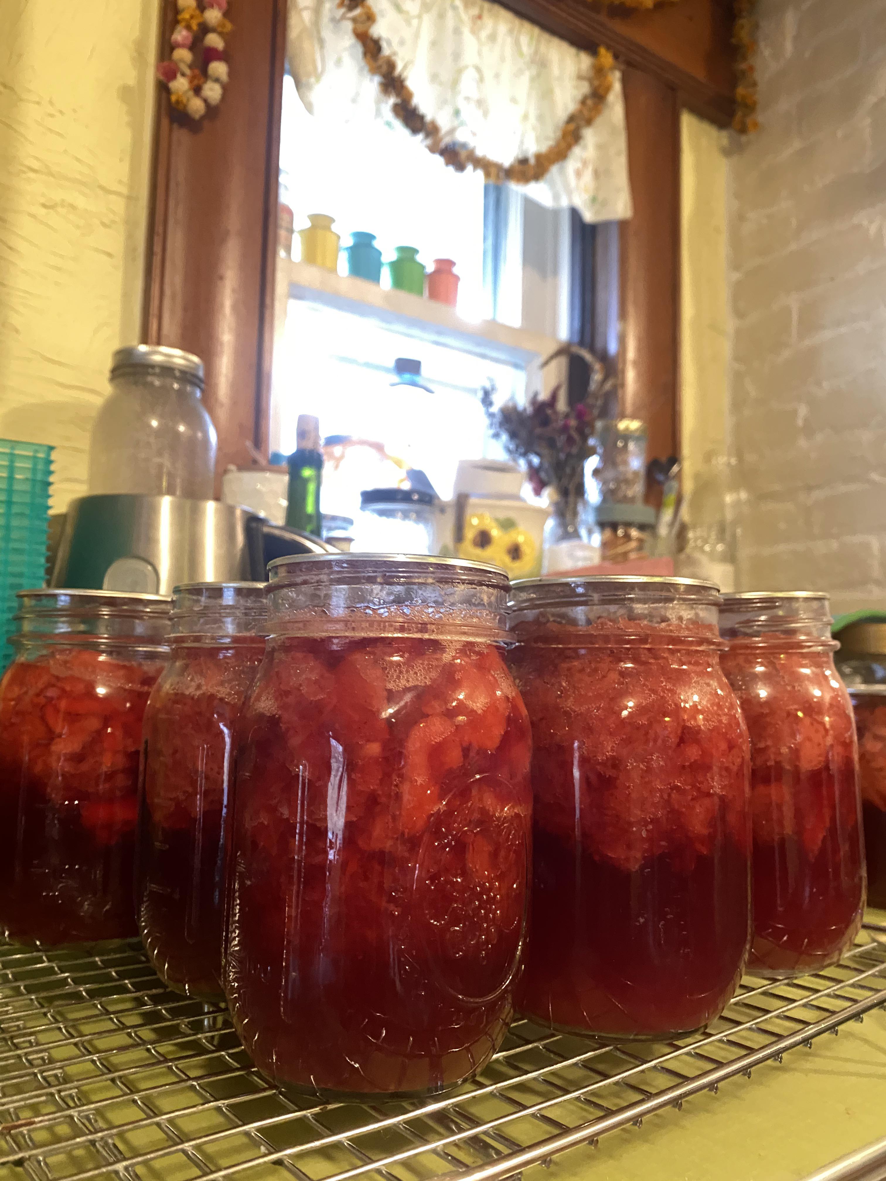 First half of our 2019 Preserves are complete! Canning