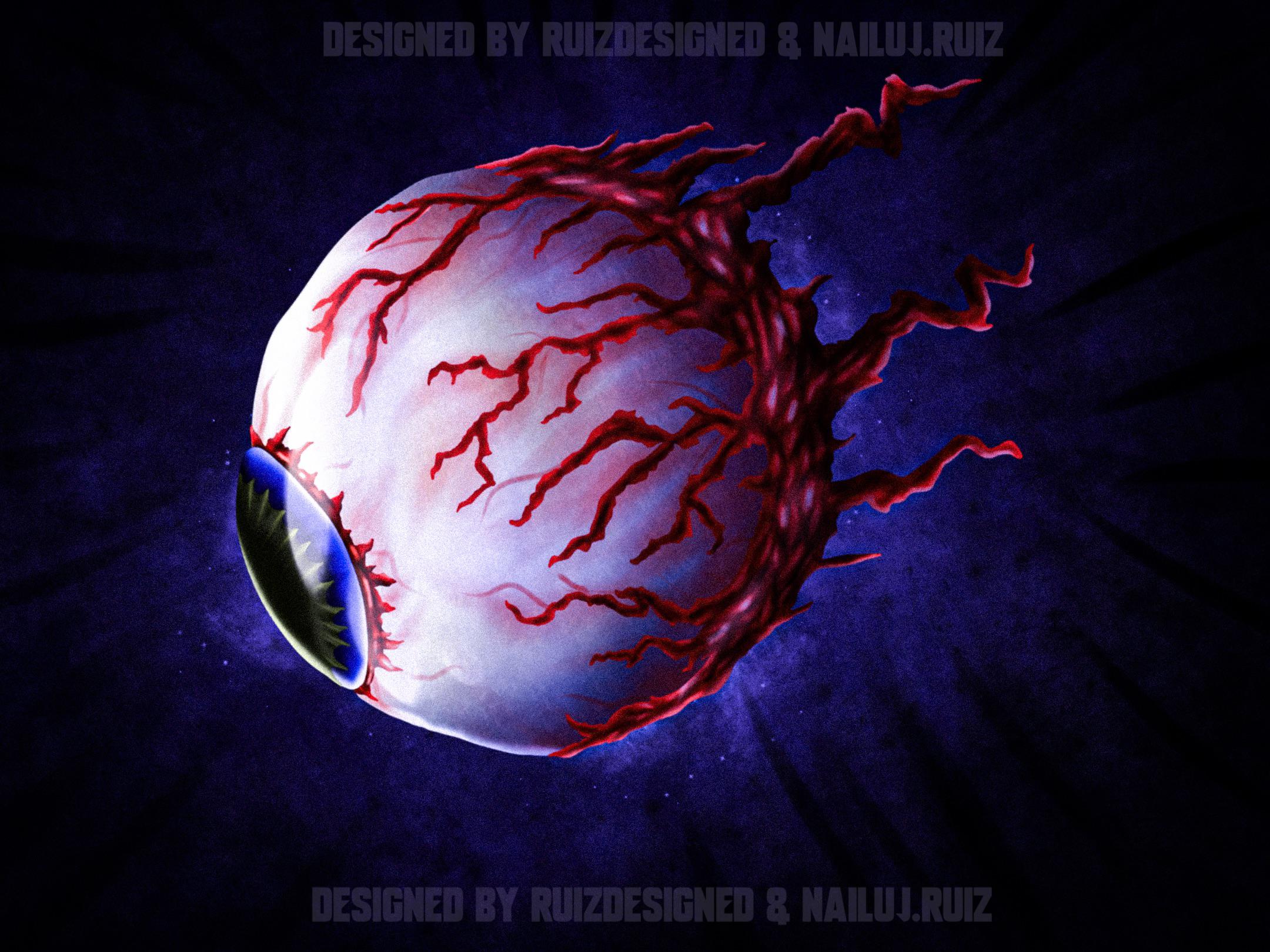 Eye Of Cthulhu fan art made by me ) u/linmeredrebi