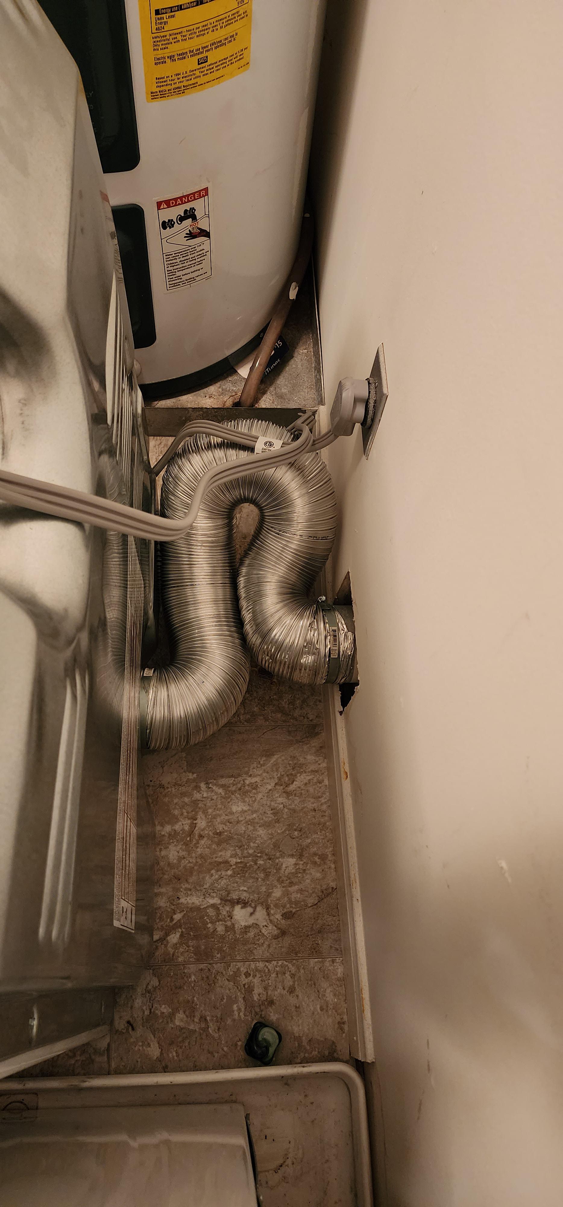 Lowes installation. Can I just remove the pipe and set the vent to the