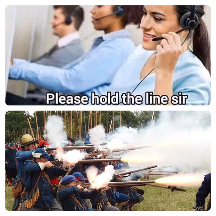 HOLD THE LINE r/HistoryMemes