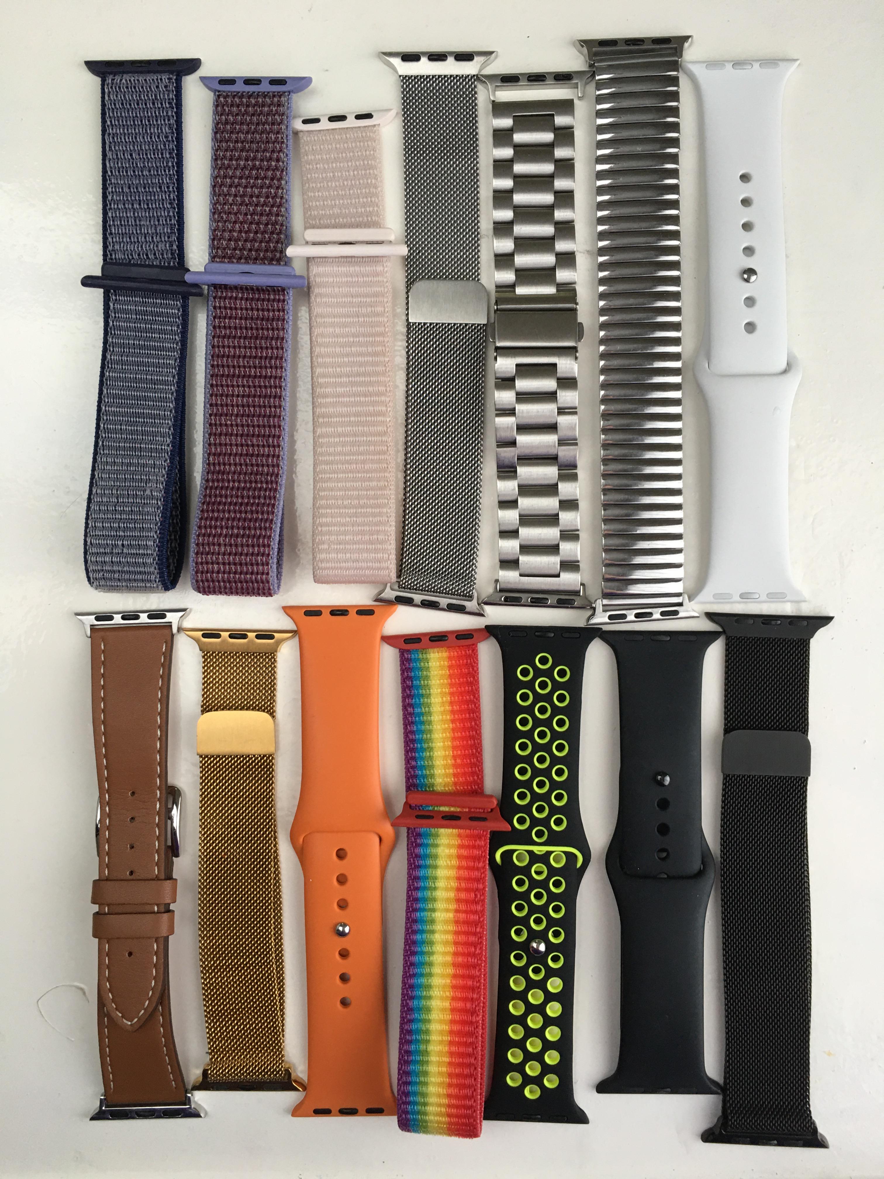 MY APPLE WATCH BAND COLLECTION! not much and all fake except those that