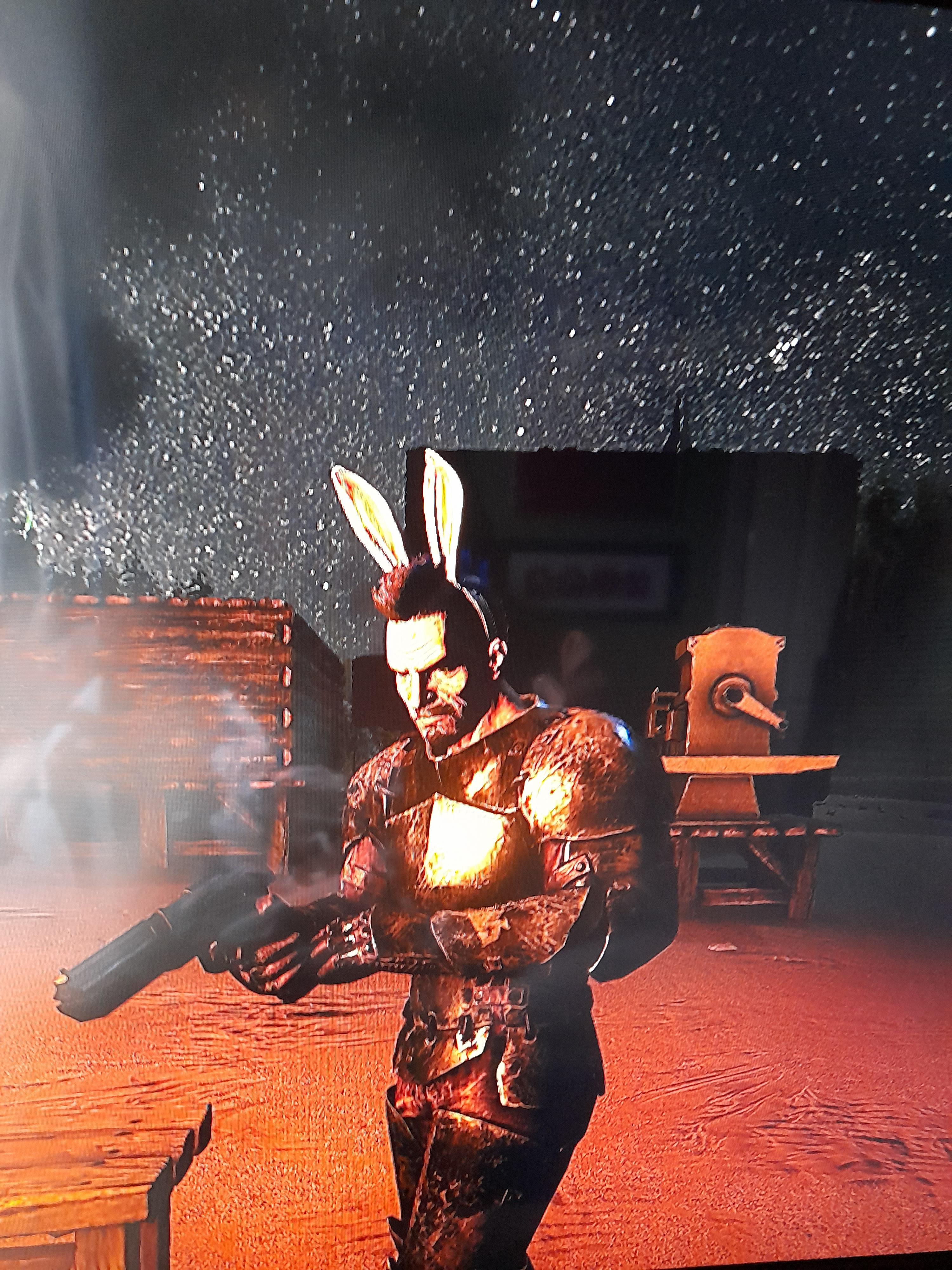 I look pretty badass in the new bunny ears r/ARK