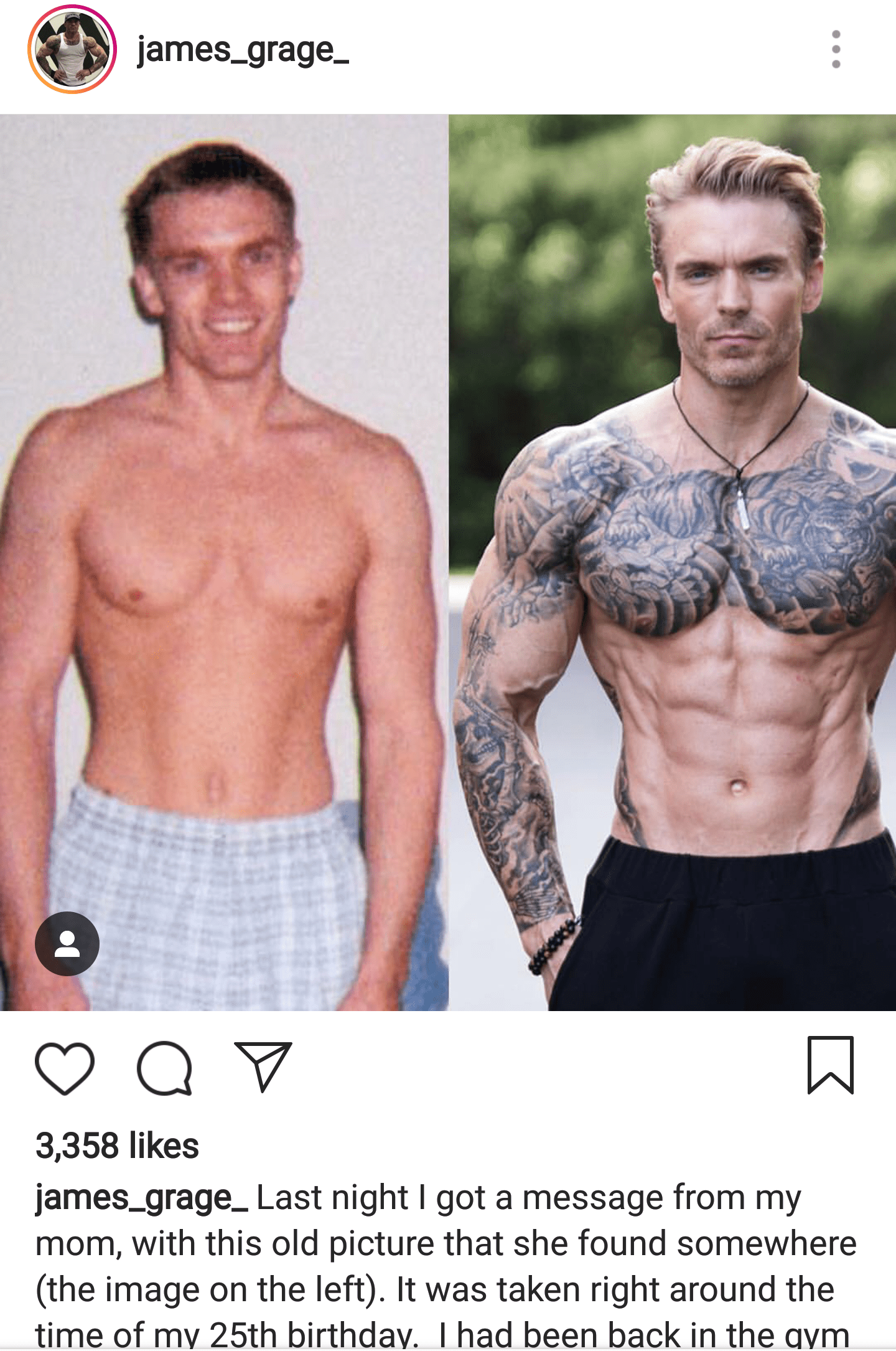 James Grage? [17 year transformation] nattyorjuice