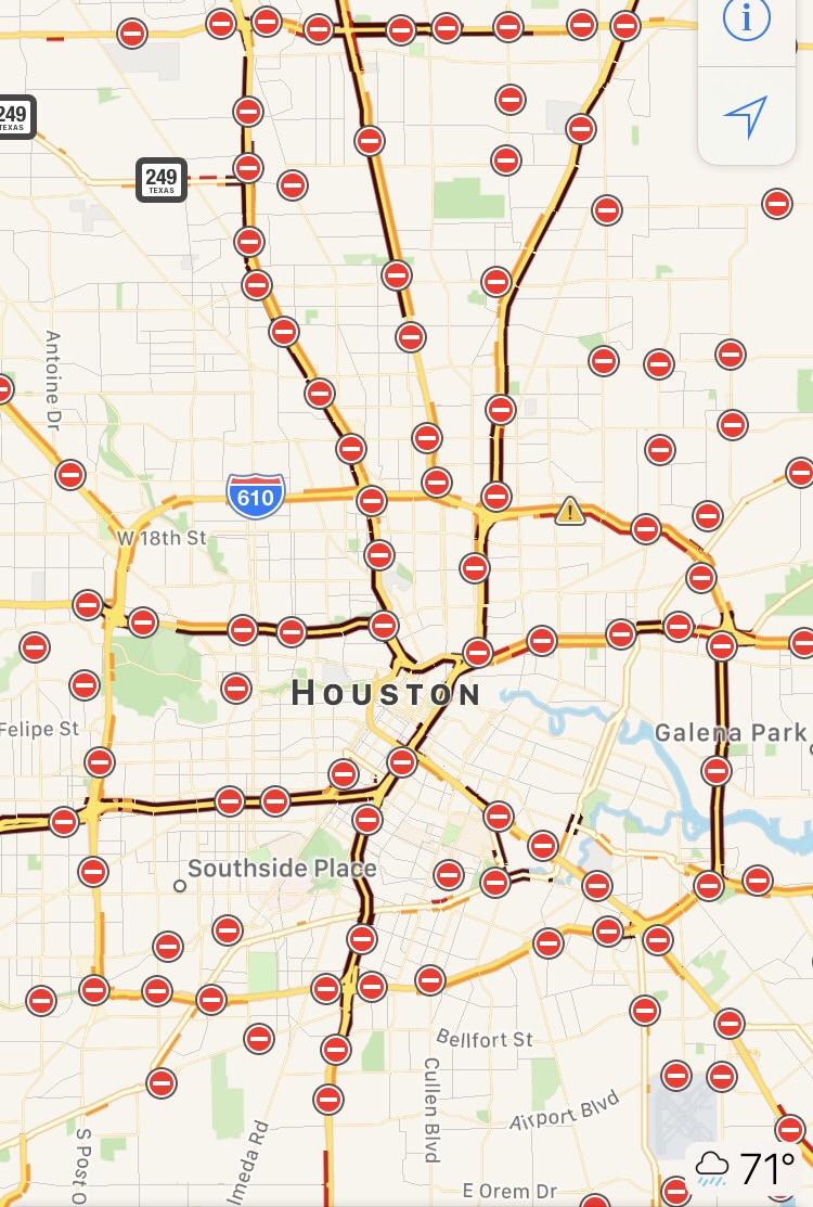 Current road closures in Houston cute pic
