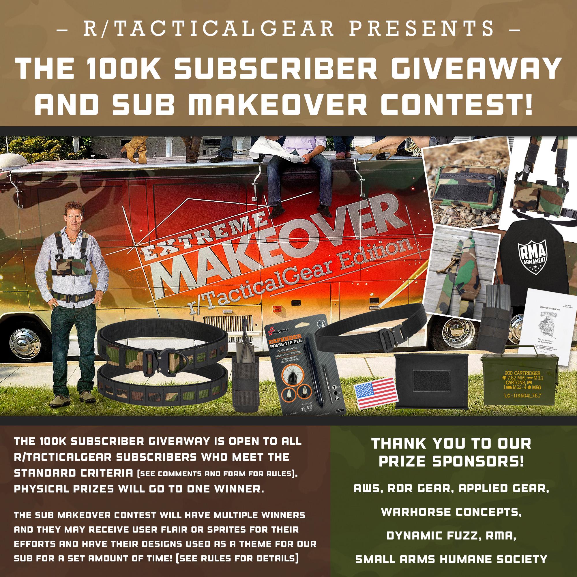 Extreme Makeover Subreddit Edition Giveaway by Applied Gear, AWS
