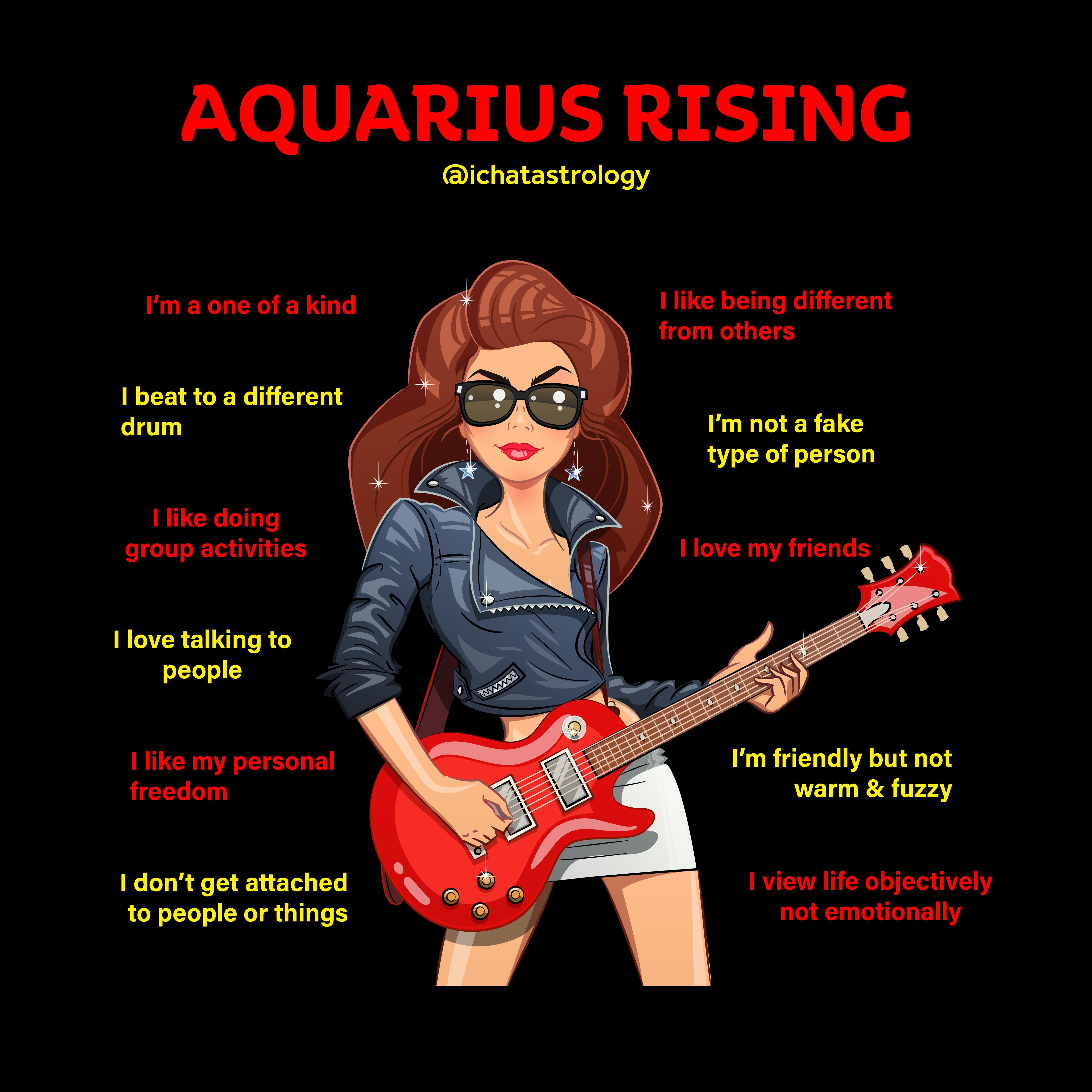 Astrology Aquarius Rising r/astrologymemes