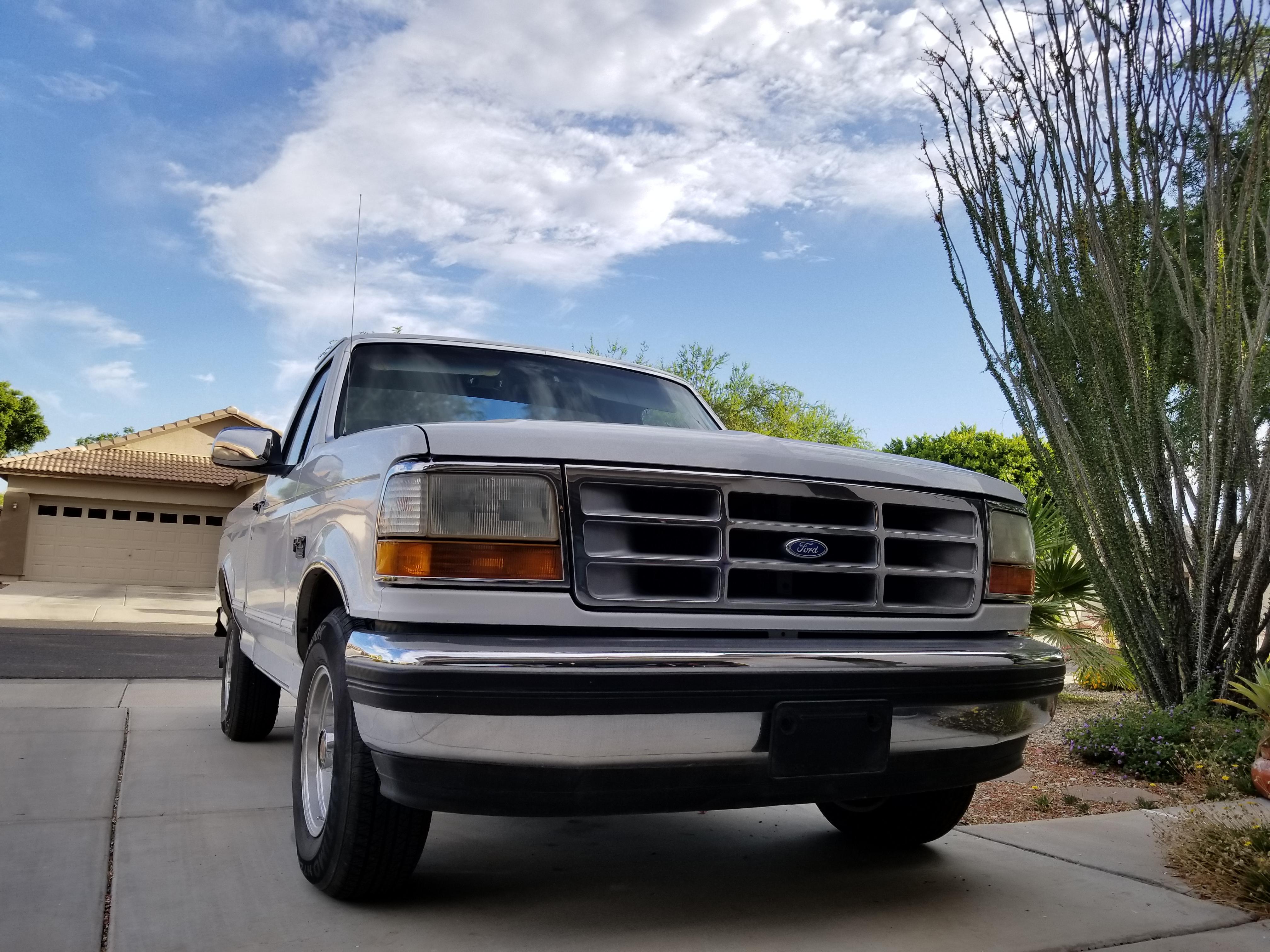 '94 XLT with the Ford 300. Freshly washed and waxed. : r/f150