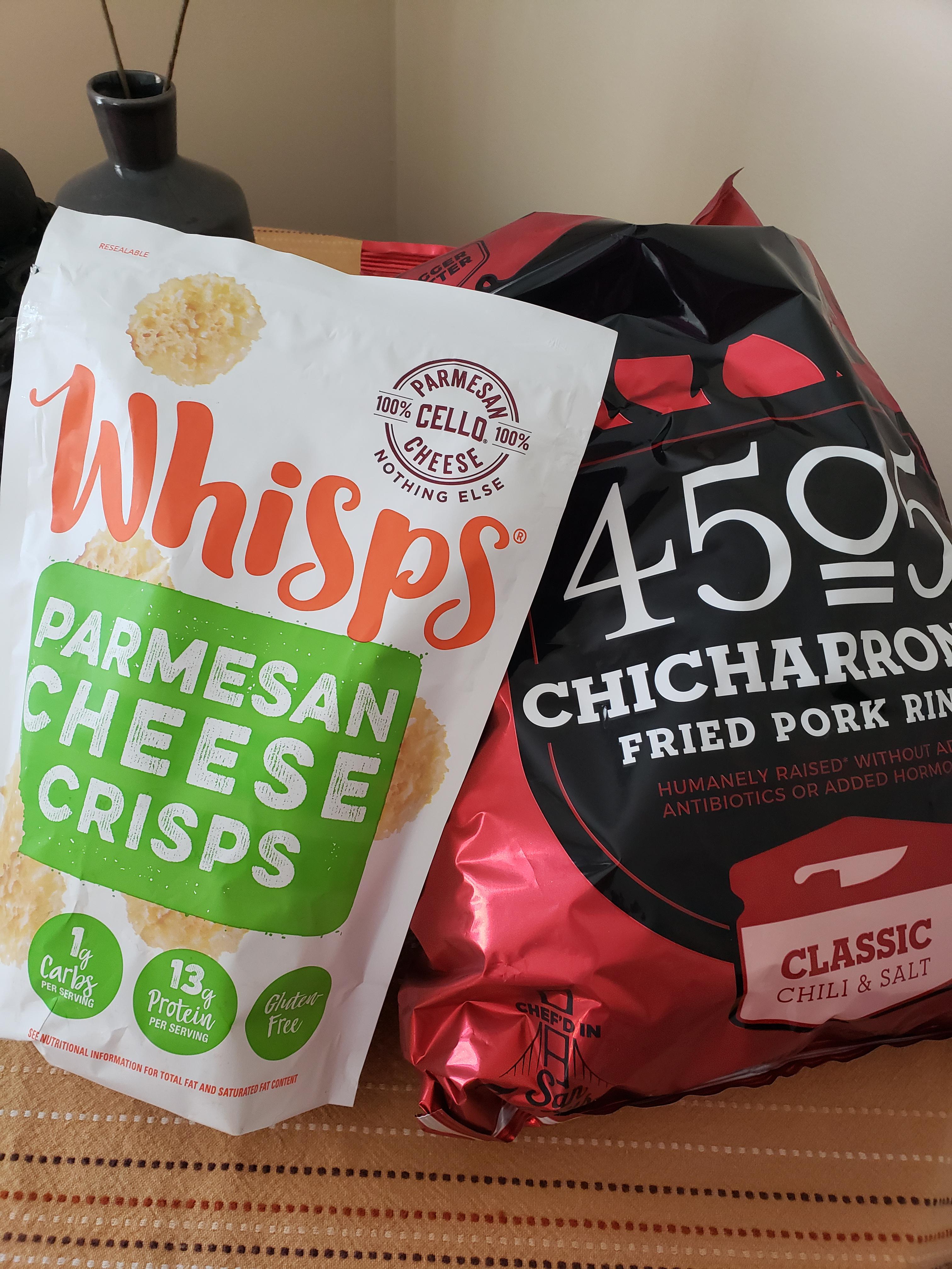 Remembering there's Costco sized pork rinds AND cheese whisps in the