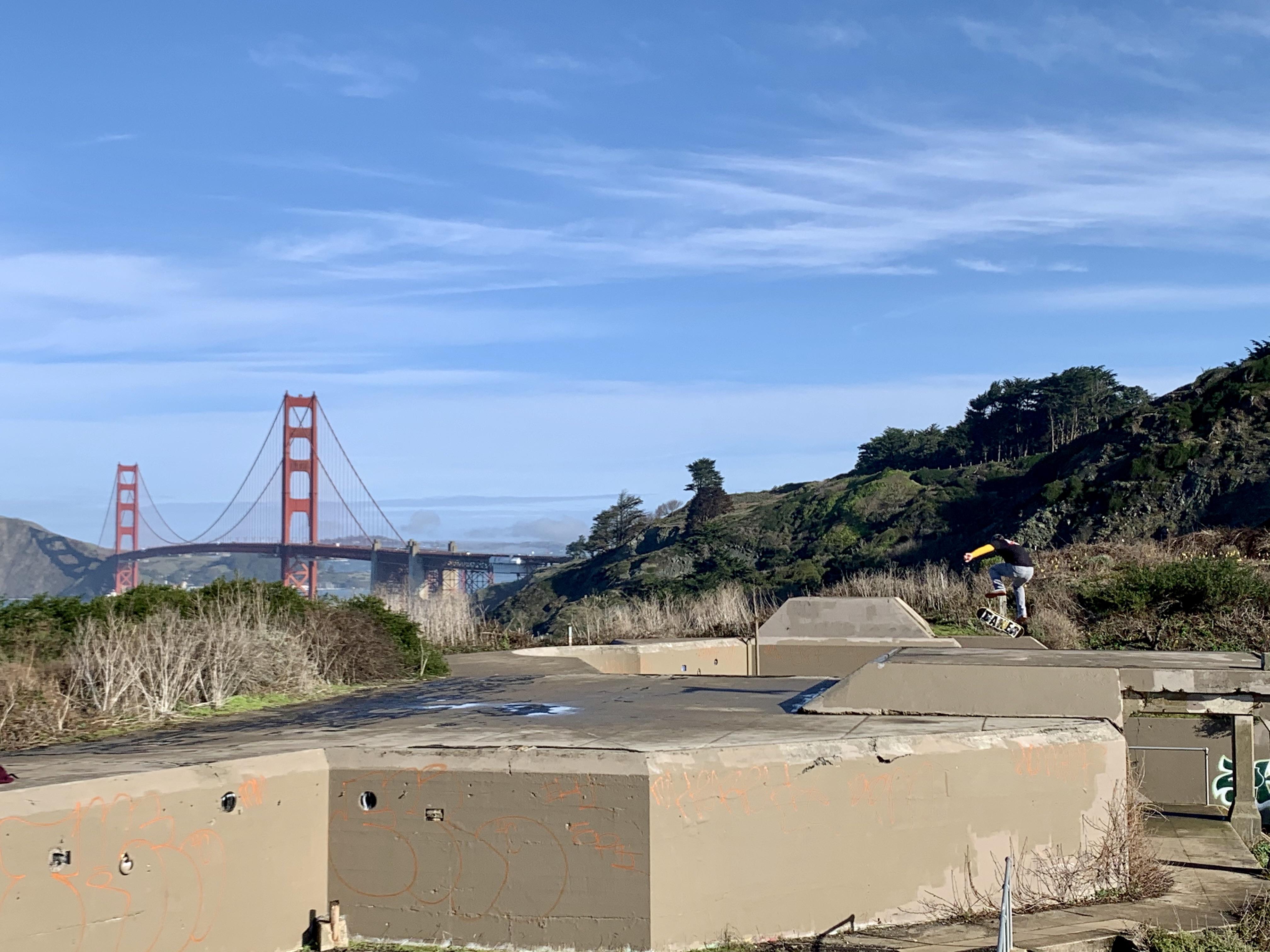 On vacation in San Francisco, definitely glad I brought my board. r