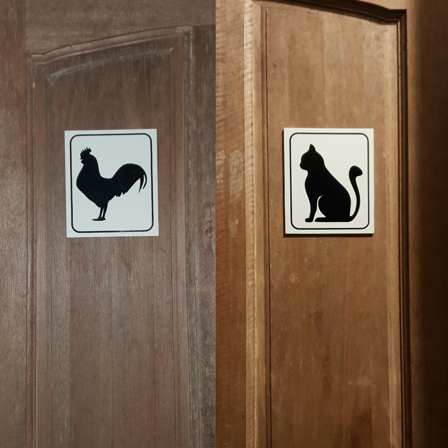 These restroom signs mildlyinteresting