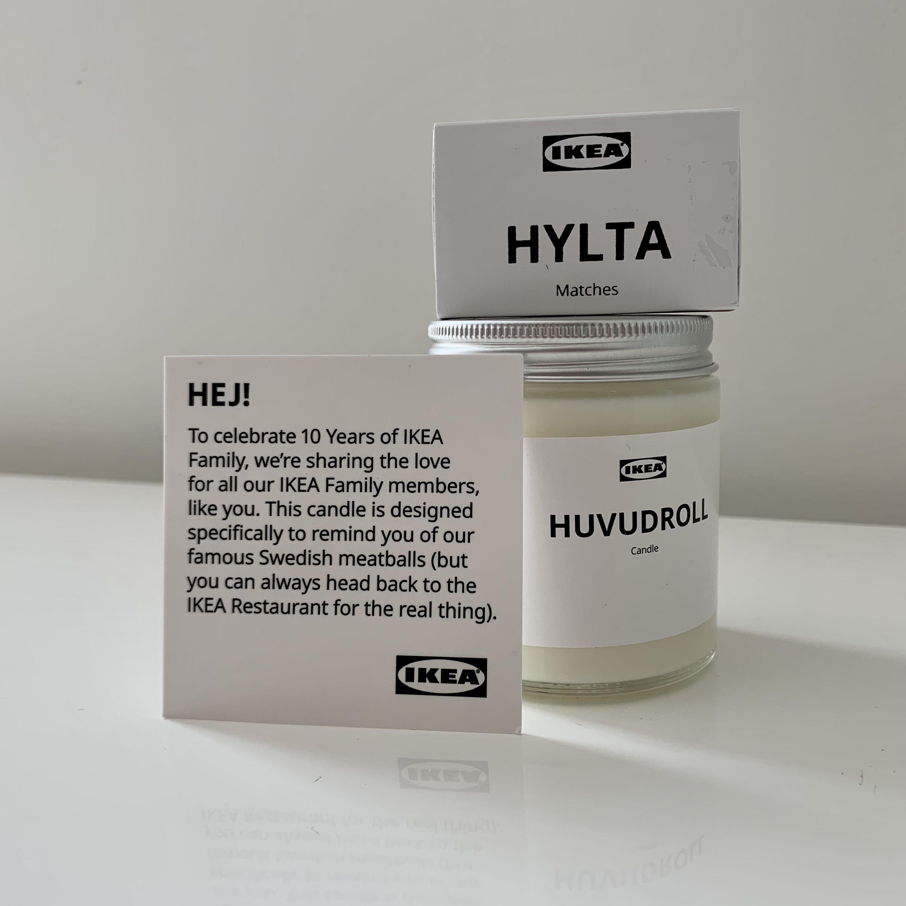 I just received an IKEA Swedish Meatball scented candle! r/IKEA