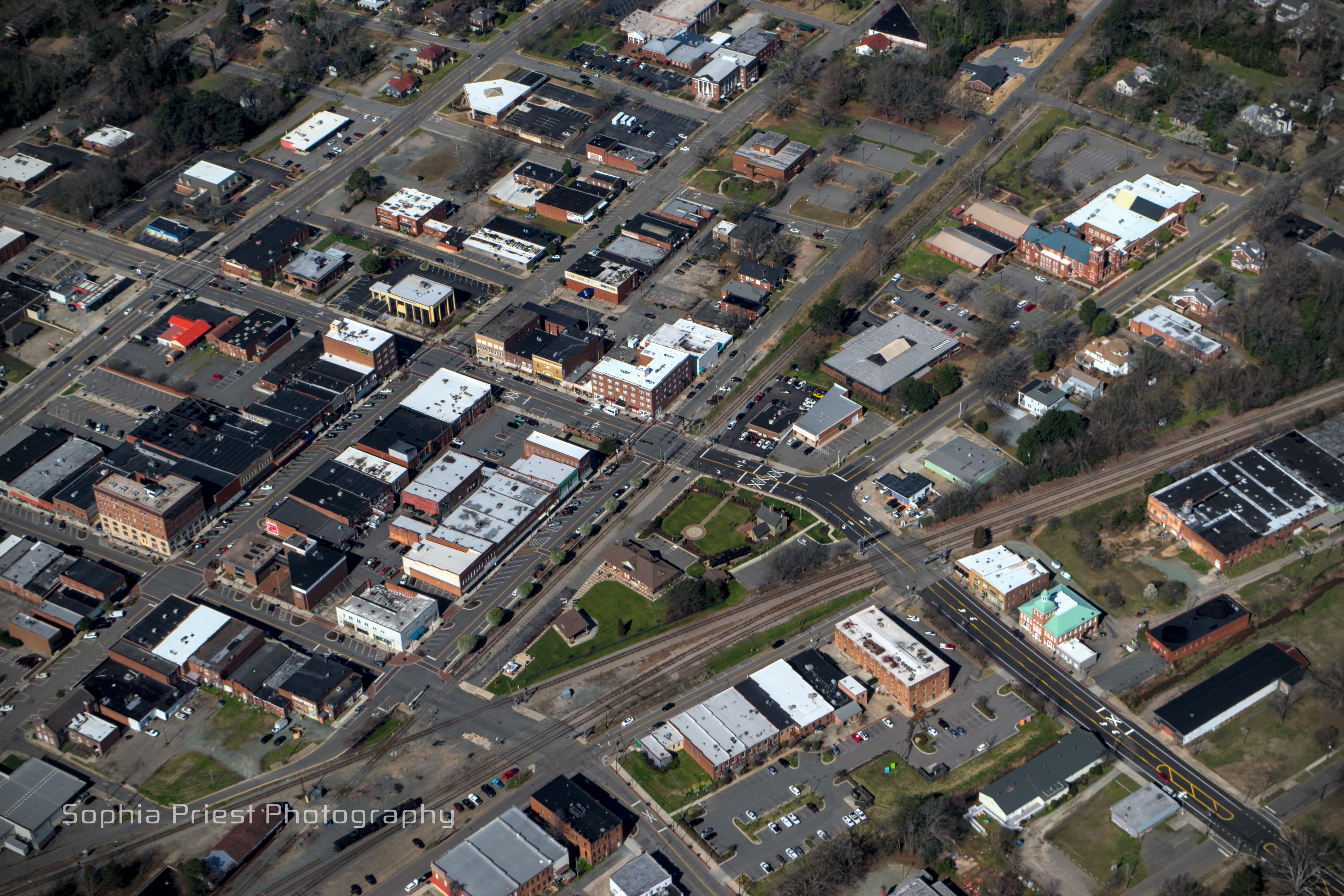 A picture of Downtown Sanford, taken from a plane! r/SanfordNC