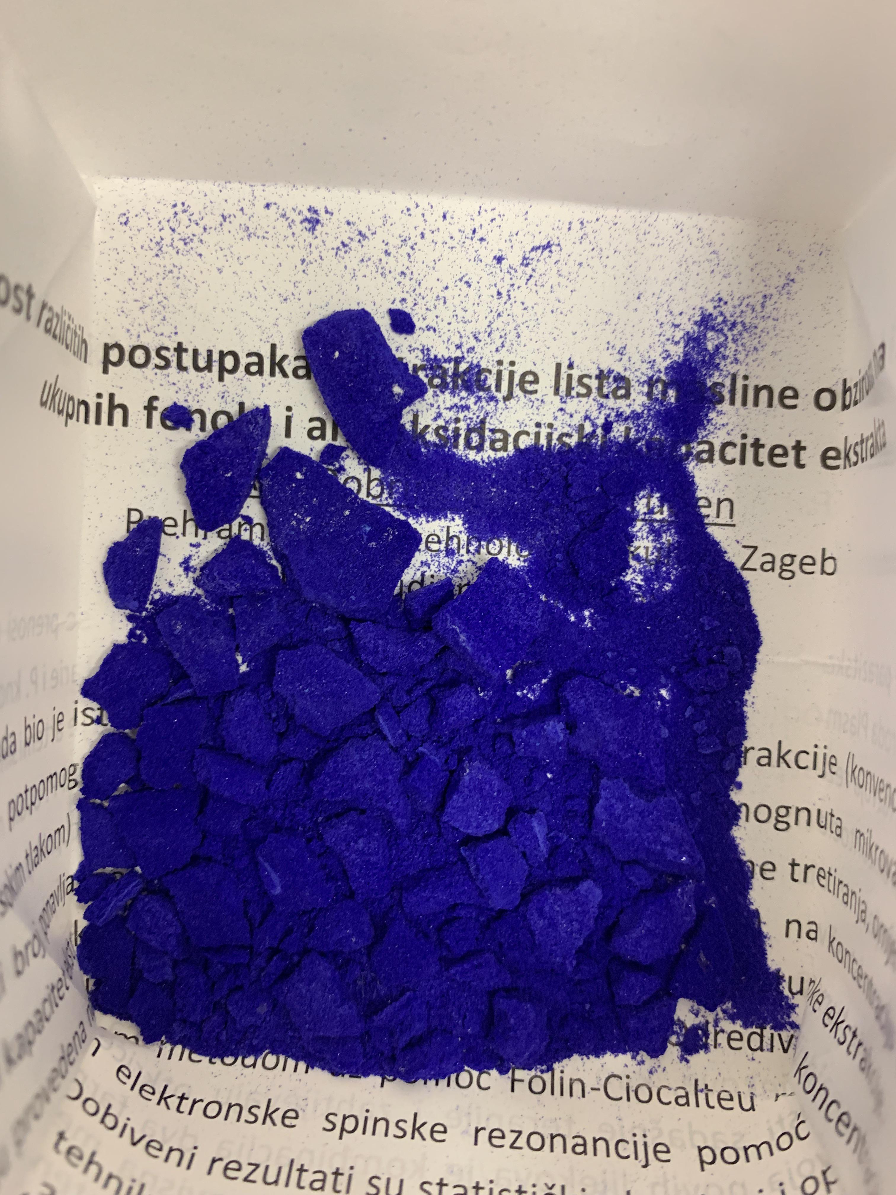 Tetraamminecopper(II) sulfate monohydrate r/MetalsOnReddit