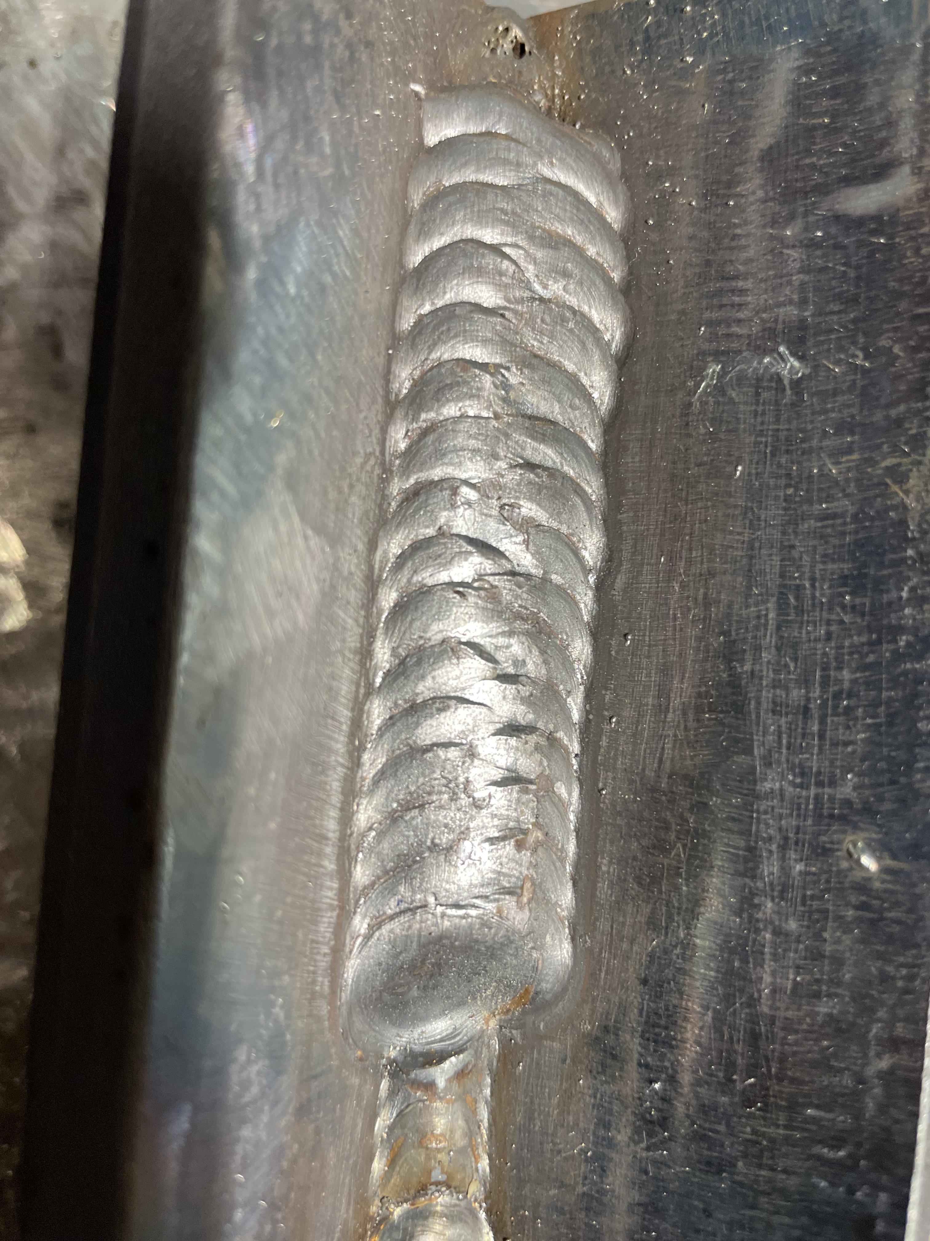 First vertical weave weld r/Welding