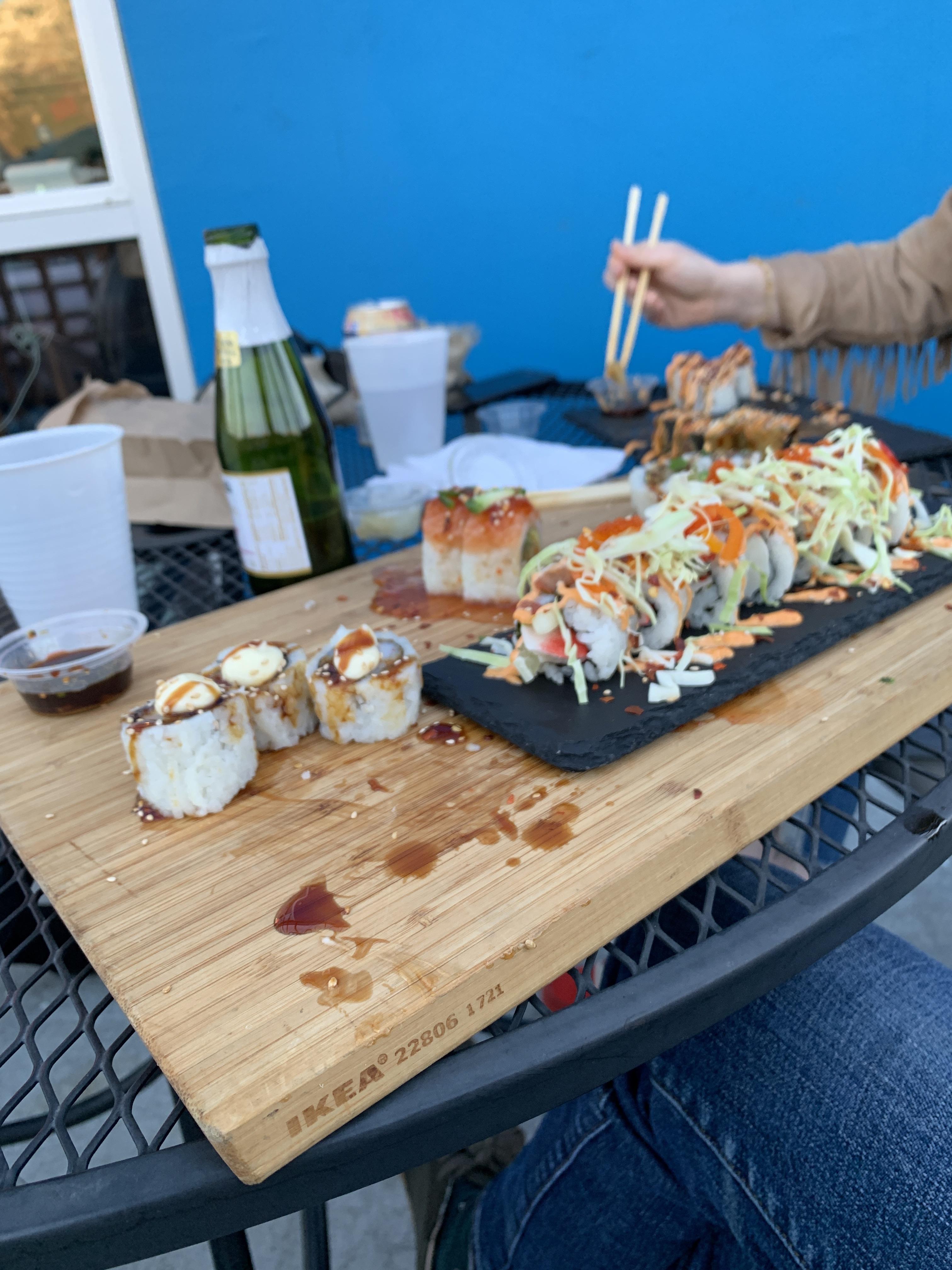Sushi served on an IKEA 22806 1721 r/WeWantPlates