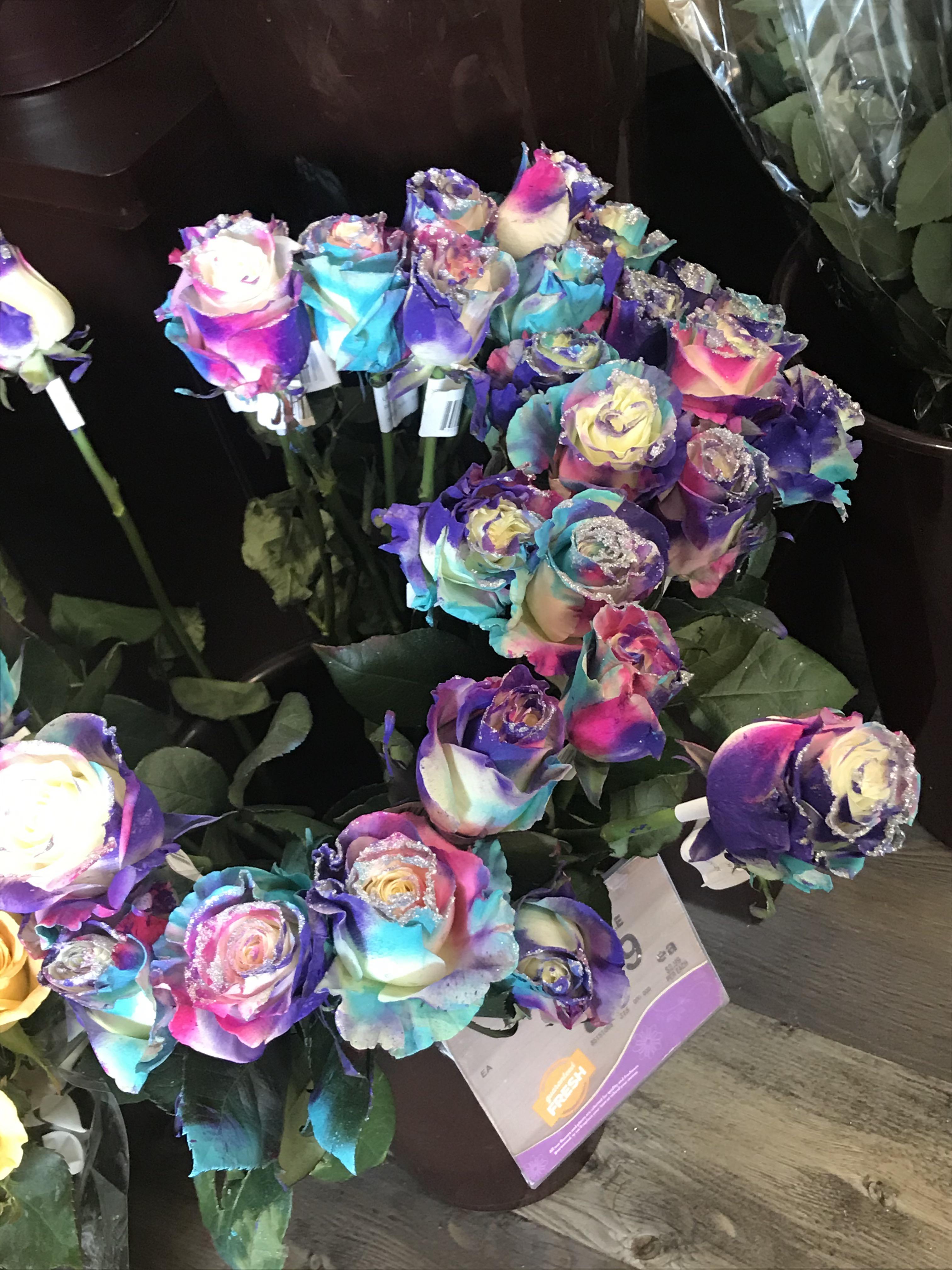 Spotted in my local grocery store. flowers are already naturally