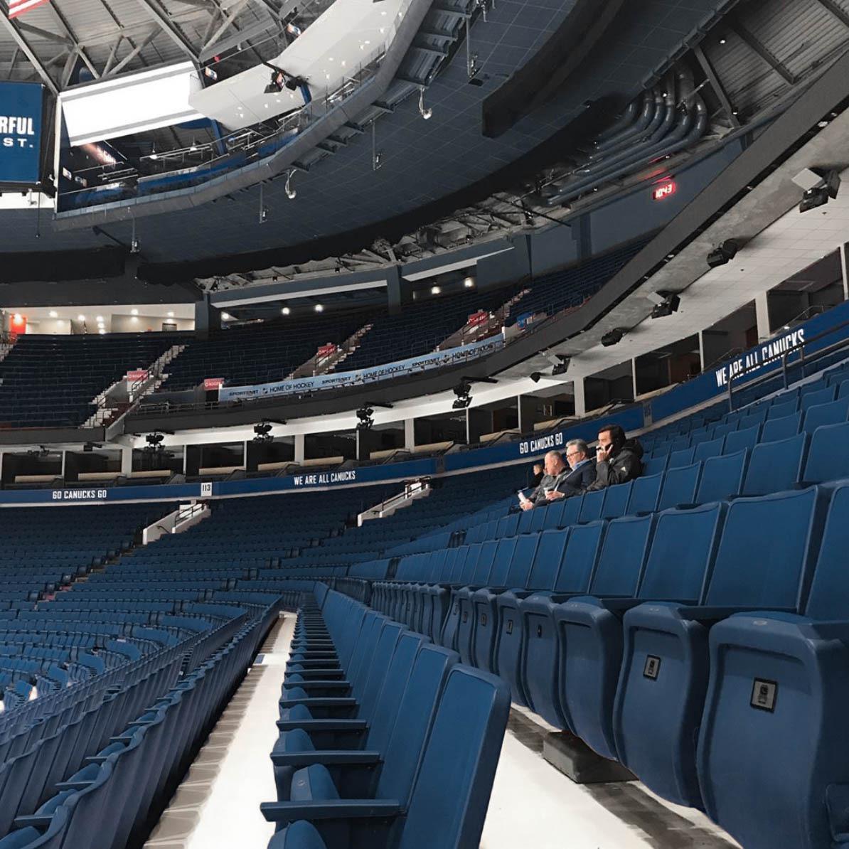 How blue seats could look at Rogers Arena via risingaction r/canucks