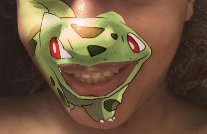 Creepy Bulbasaur Face ! 😂 r/SnapLenses
