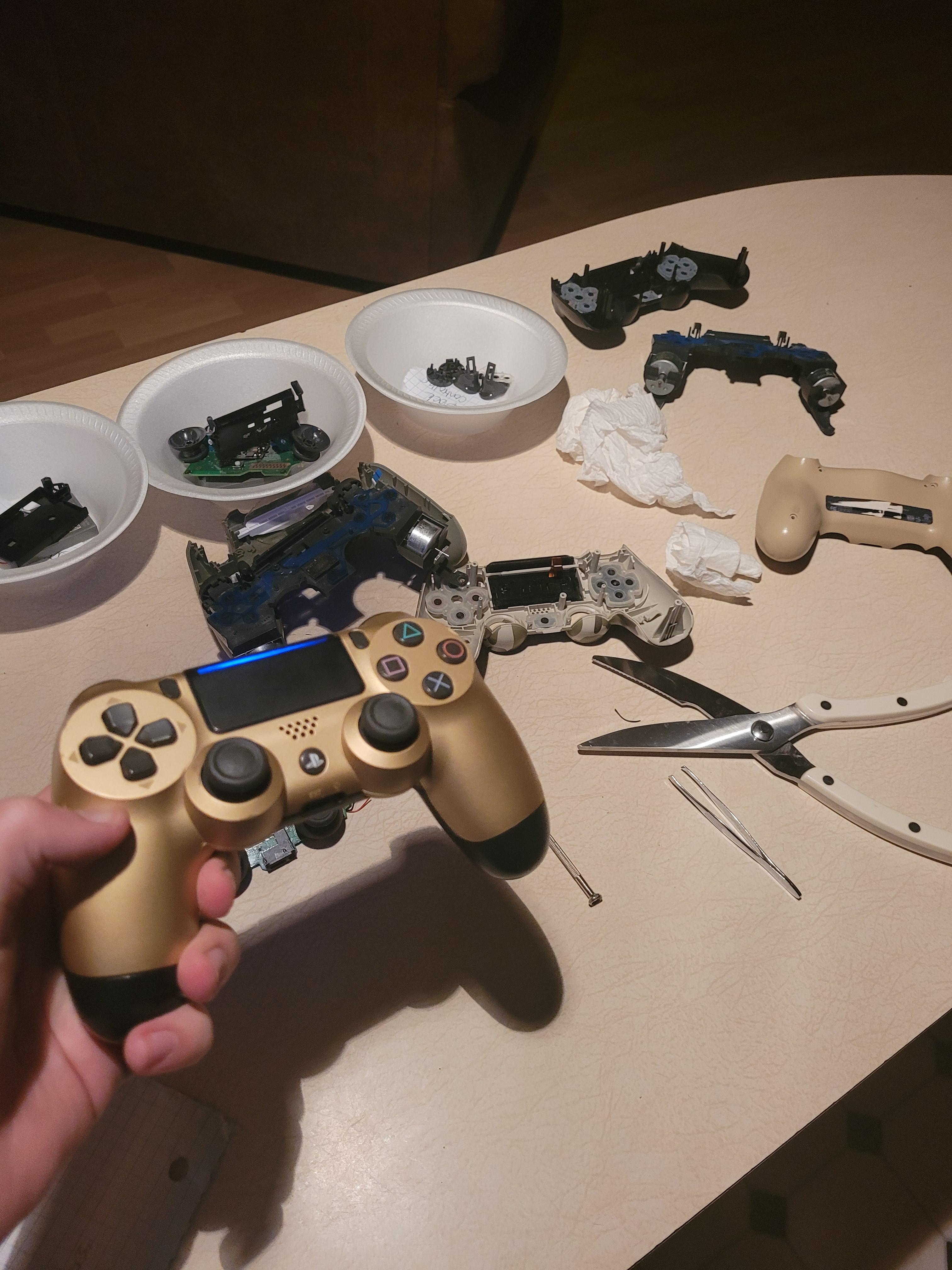 Replacement Parts Ps4 Controller Save Off