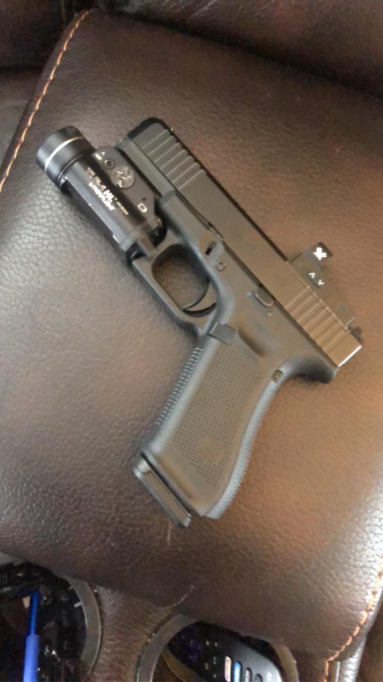 Picked up a glock 45 MOS today, any suggestions on trigger and iron