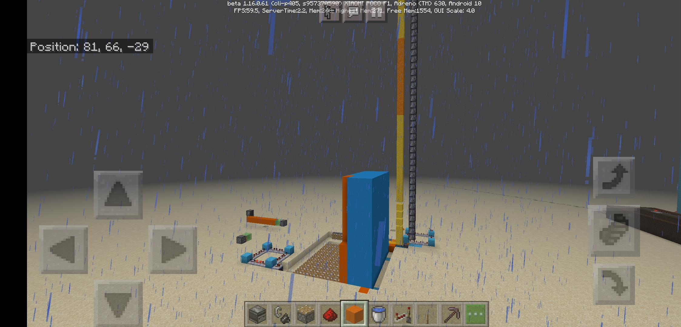 My afk concrete factory Minecraft