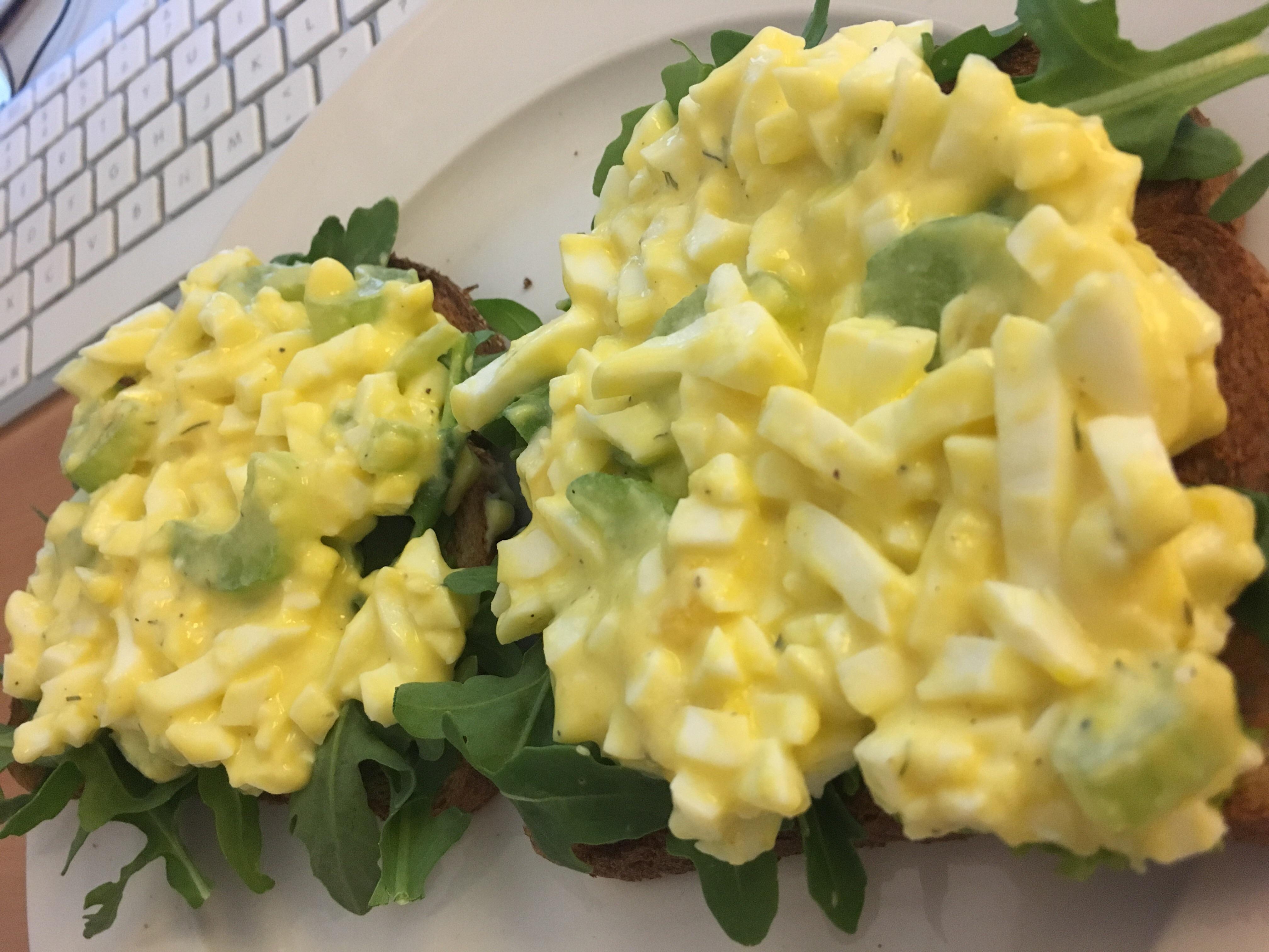 Greek yogurt egg salad 240cals! r/1200isplenty