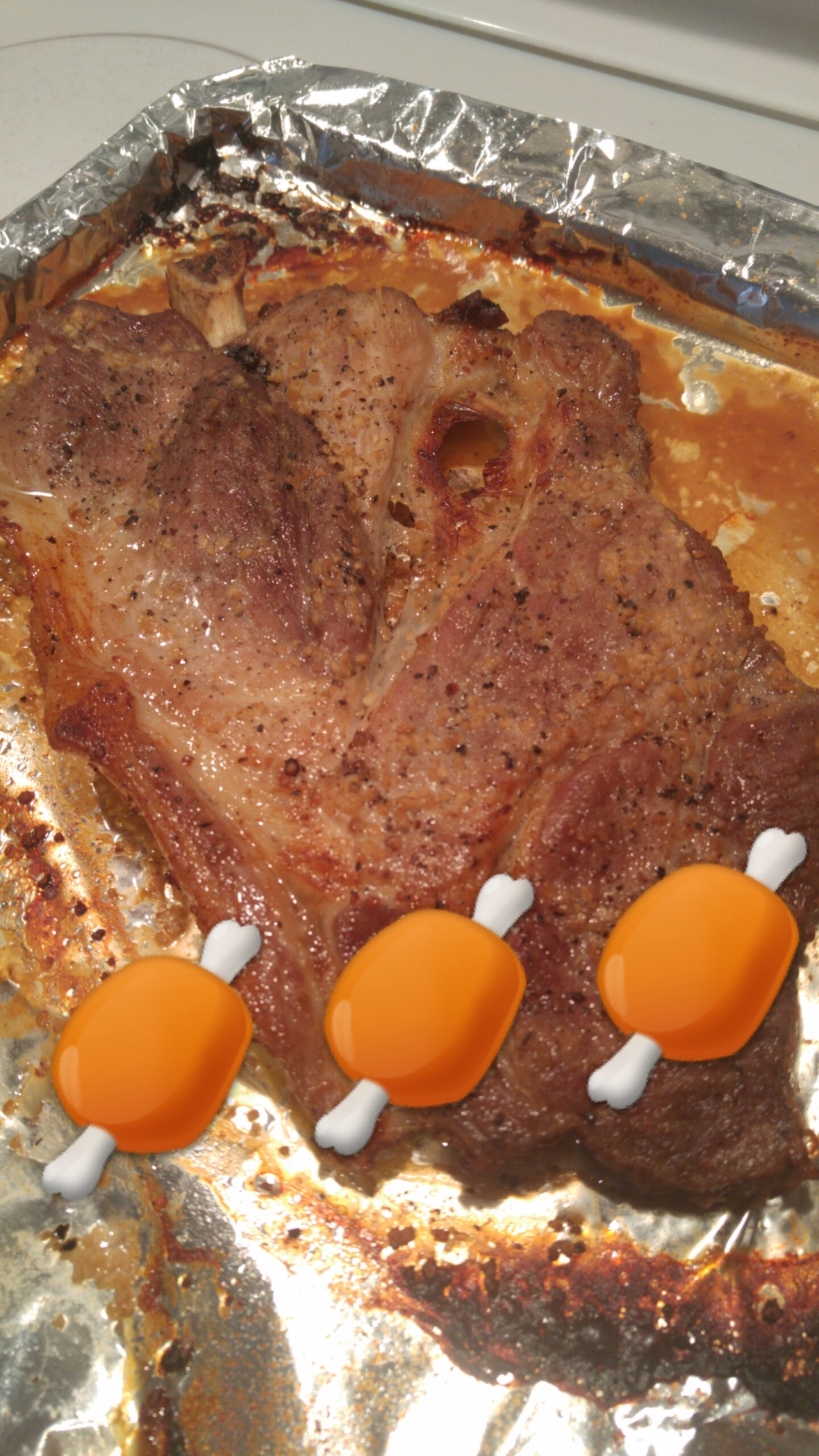 Roasted pork steak r/ketorecipes