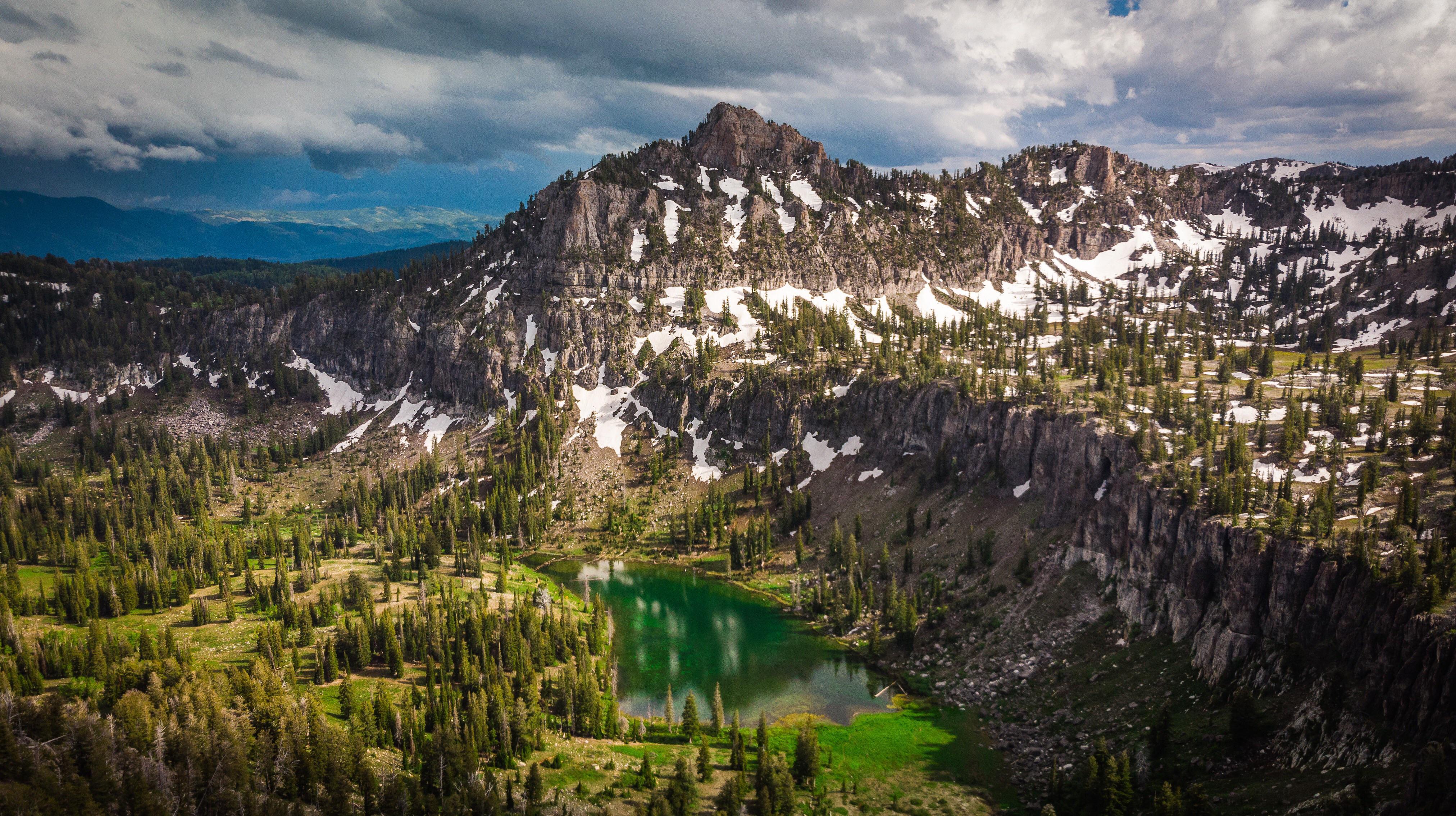 White Pine Lake, UT in the summertime r/drones