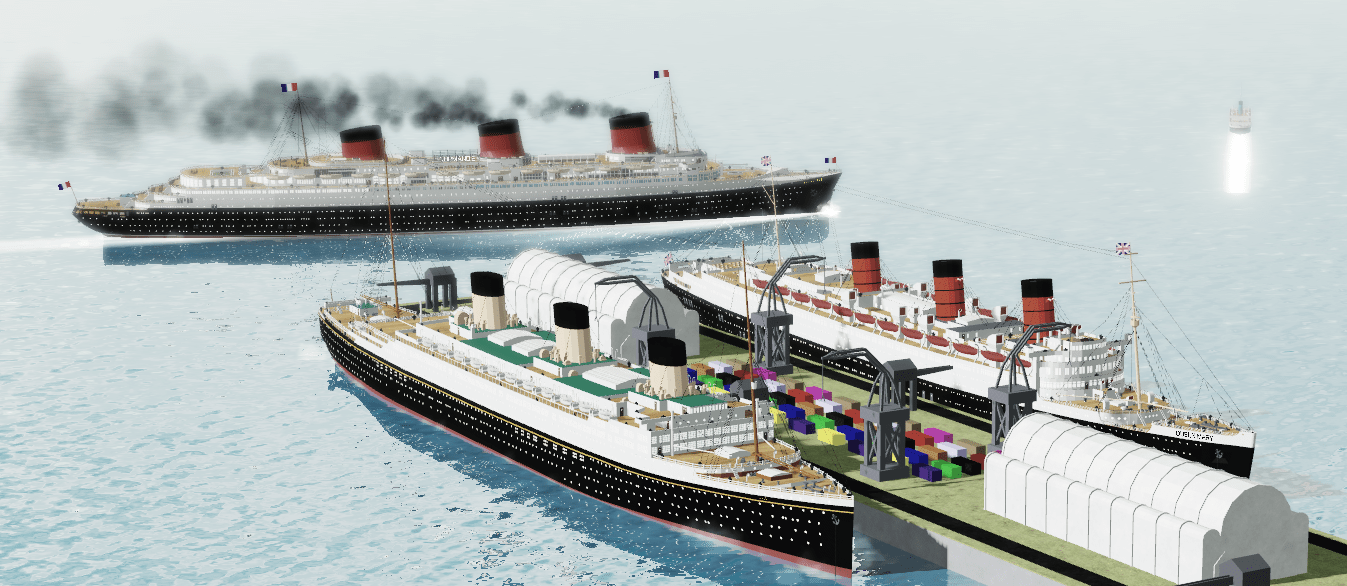 RMMV Oceanic, RMS Queen Mary, and SS Normandie r/Oceanlinerporn