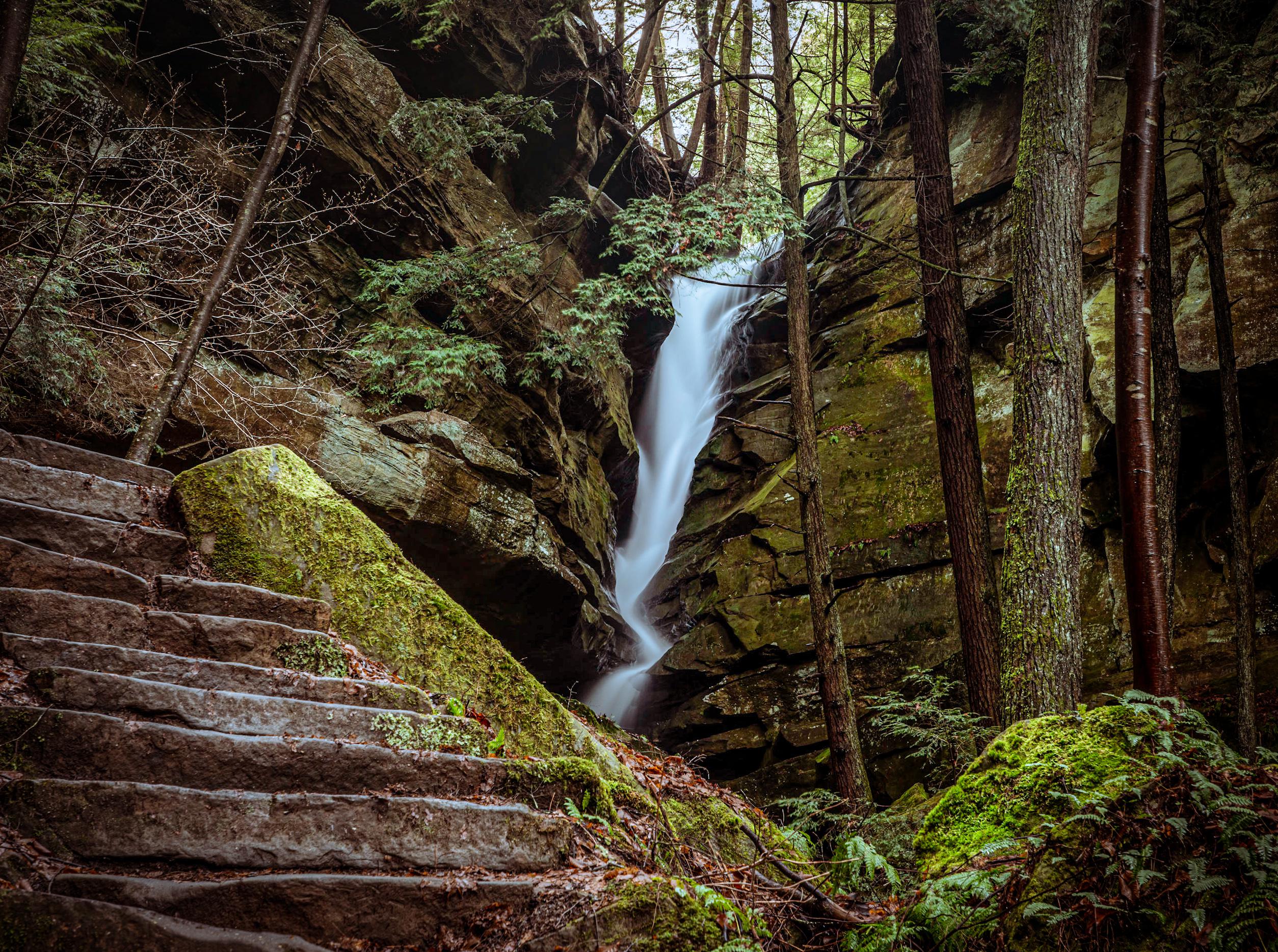 Broken Rock Falls, Hocking Hills. r/Ohio
