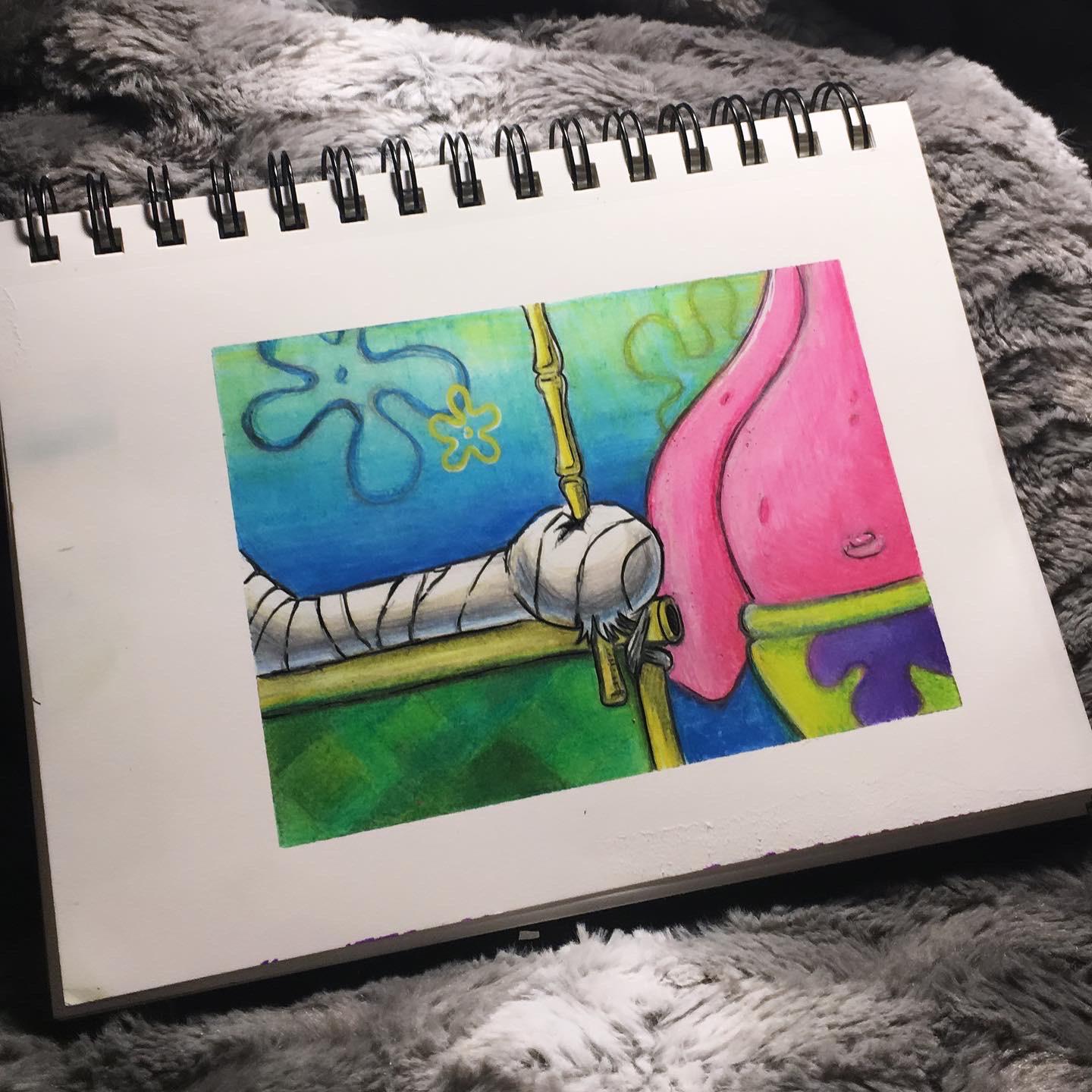 broke out my special colored pencils for this fine piece of artwork r